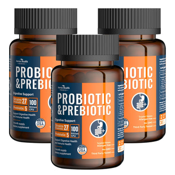 Anven Health 100 Billion Probiotics for Men and Women 27 Strains 5 Organic Prebiotics for Gut Digestive & Immune Health, Supports Diarrhea Gas Bloating, Non-GMO, Zero Fillers – Made in USA丨180 Caps Anven Health buy supplements canada