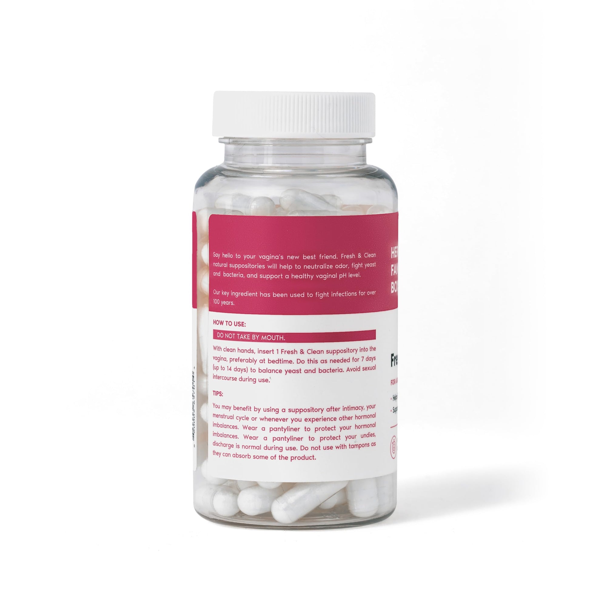Her Fantasy Box | Fresh & Clean pH Restore Vaginal Suppositories - Natural Vaginal Health Support Her Fantasy Box buy supplements canada