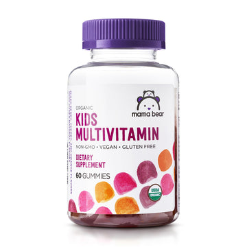 Amazon Brand - Mama Bear Organic Kids Multivitamin Gummies, Berry, Cherry & Orange, 60 Count, 1 Month Supply (Packaging May Vary) Mama Bear buy supplements canada