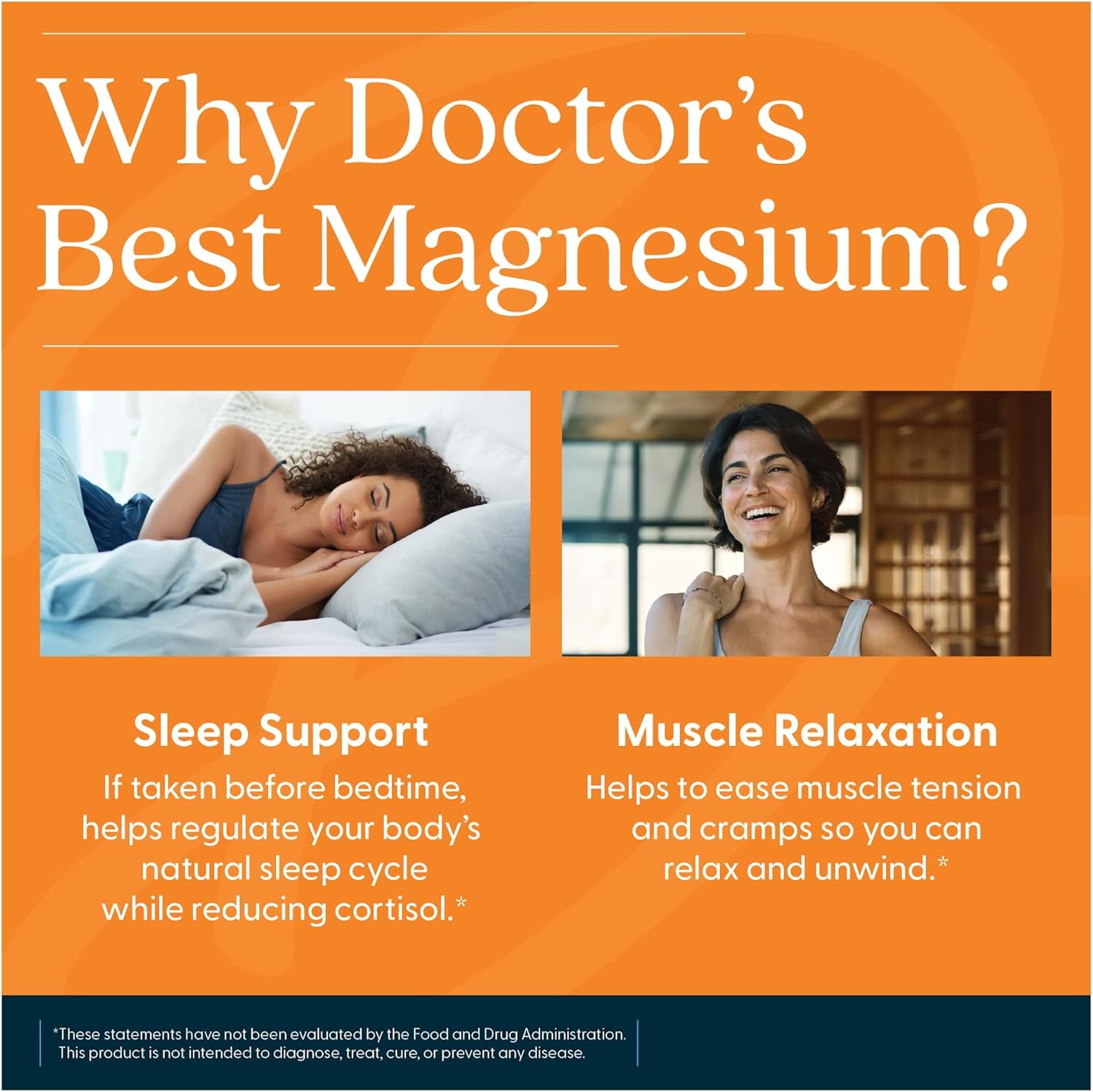 Doctor's Best High Absorption Magnesium Glycinate Lysinate Supplement for Sleep Support - Chelated Magnesium Tablets for Women & Men, 200mg per Serving, Supports Calm & Relaxation, Vegan - 120 Count Doctor's BEST buy supplements canada
