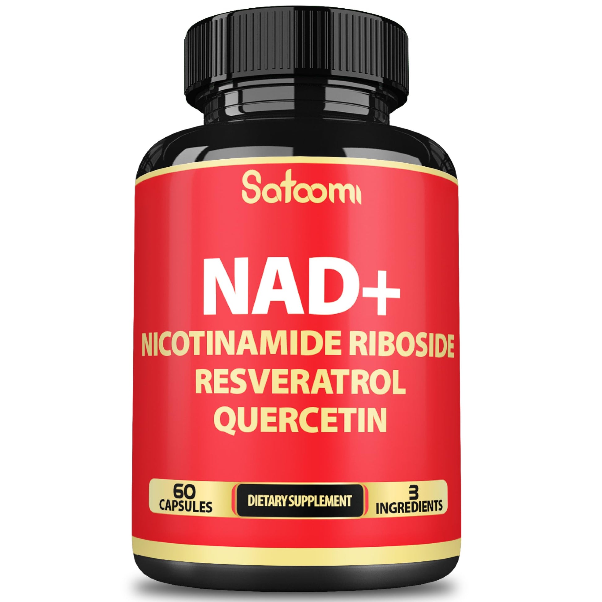 Satoomi NAD Supplement with Nicotinamide Riboside NR, Resveratrol, Quercetin - 60 Count - 30 Days Satoomi buy supplements canada