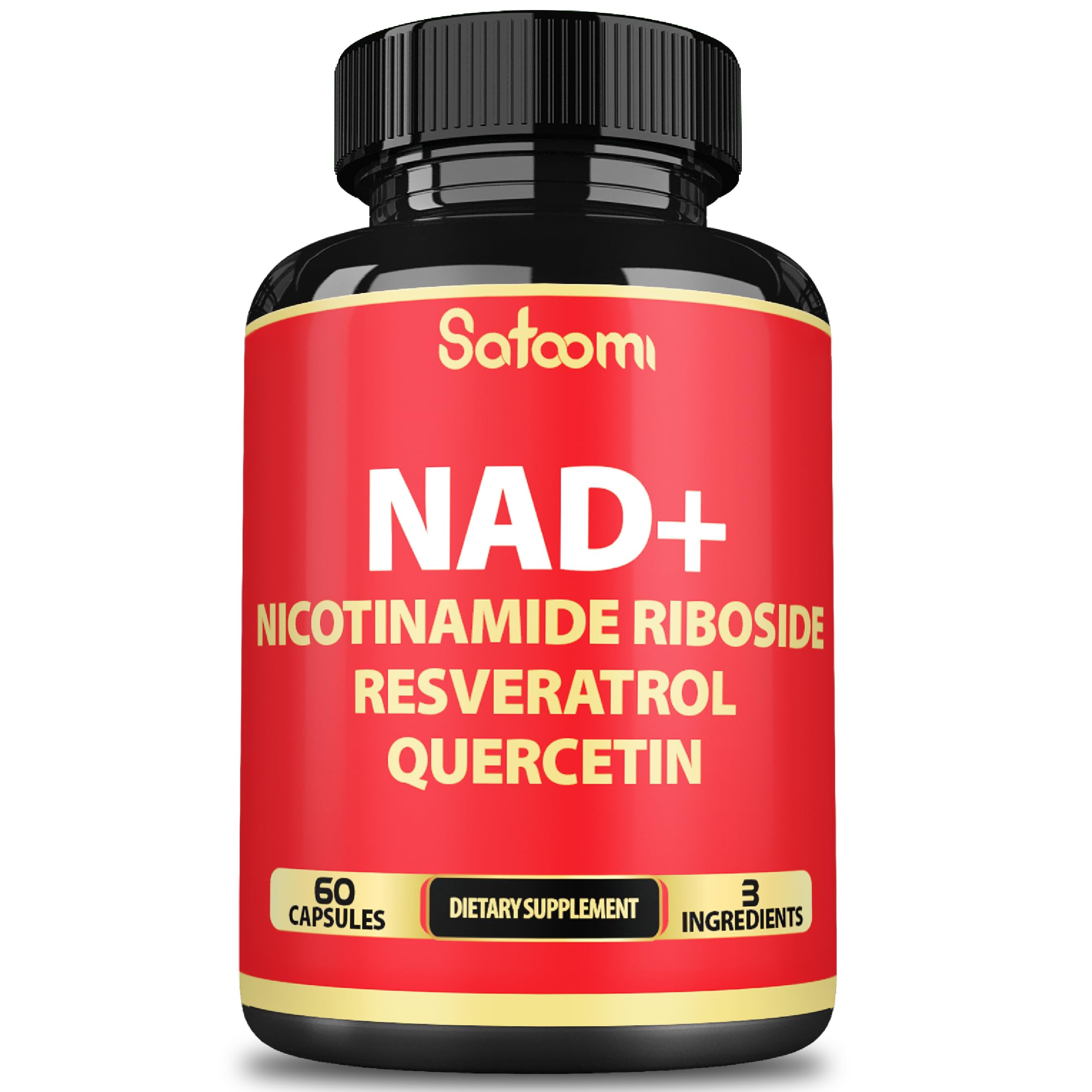 Satoomi NAD Supplement with Nicotinamide Riboside NR, Resveratrol, Quercetin - 60 Count - 30 Days Satoomi buy supplements canada