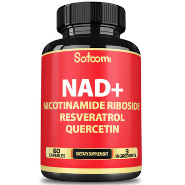 Satoomi NAD Supplement with Nicotinamide Riboside NR, Resveratrol, Quercetin - 60 Count - 30 Days Satoomi buy supplements canada
