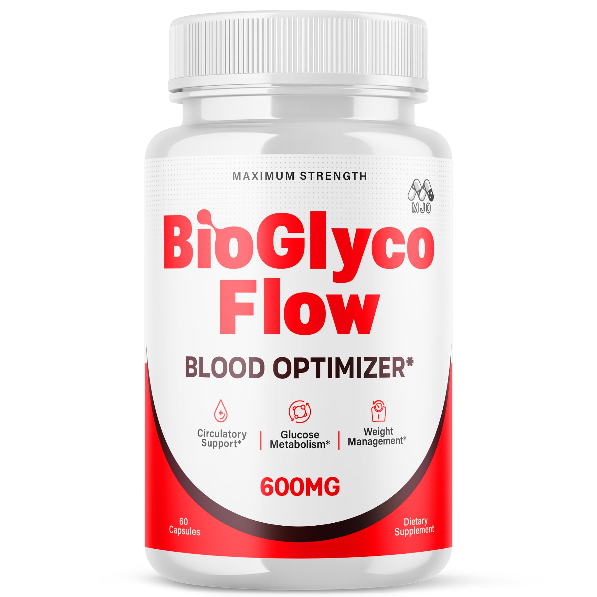BioGlyco Flow Capsules, Official BioGlyco Flow Pills with All Natural Ingredients, Advanced Overall Health & Wellness Support in a Vitamin Supplement with Maximum Strength Multivitamins (60 Capsules) MJO buy supplements canada