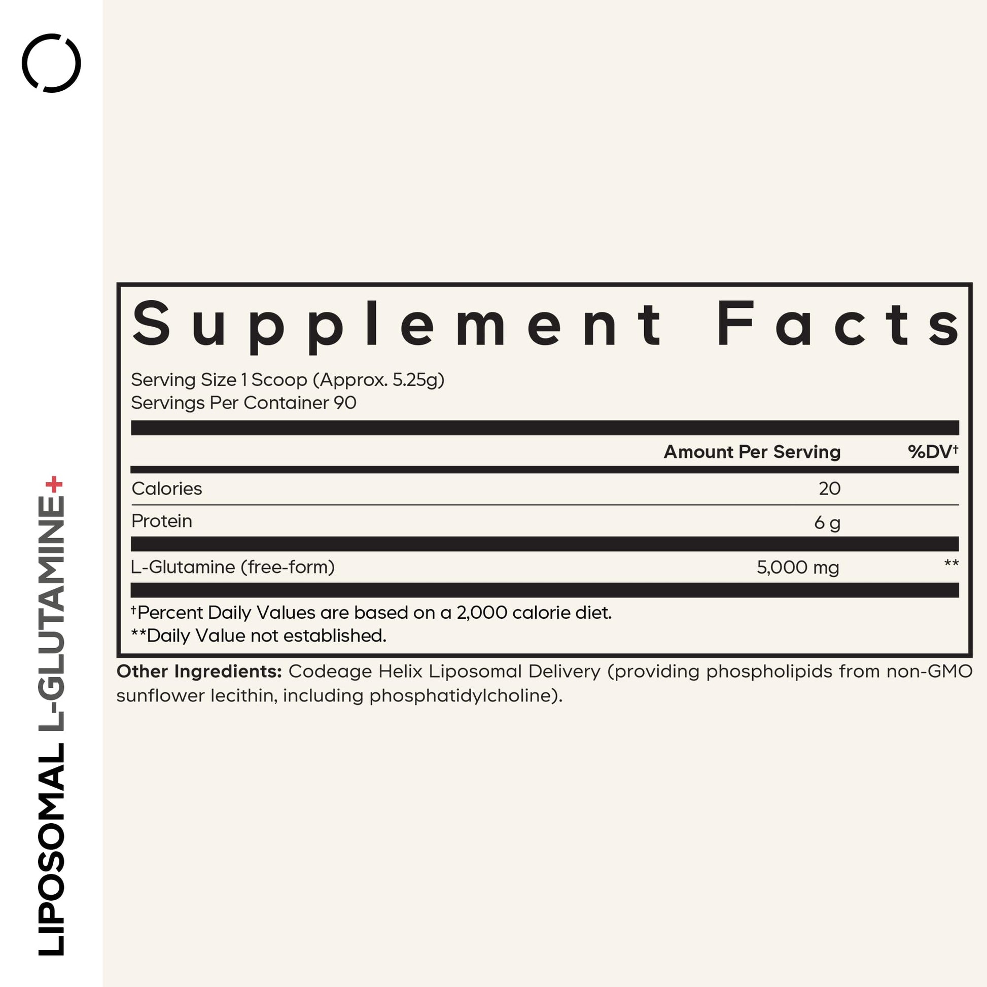 Codeage Liposomal L-Glutamine Powder - High-Potency L-Glutamine 5,000 mg per Serving - 3-Month Supply - Liposomal Delivery, Free-Form Amino Acid, Unflavored Glutamine - Non-GMO Gluten-Free - 16.67 oz Codeage buy supplements canada