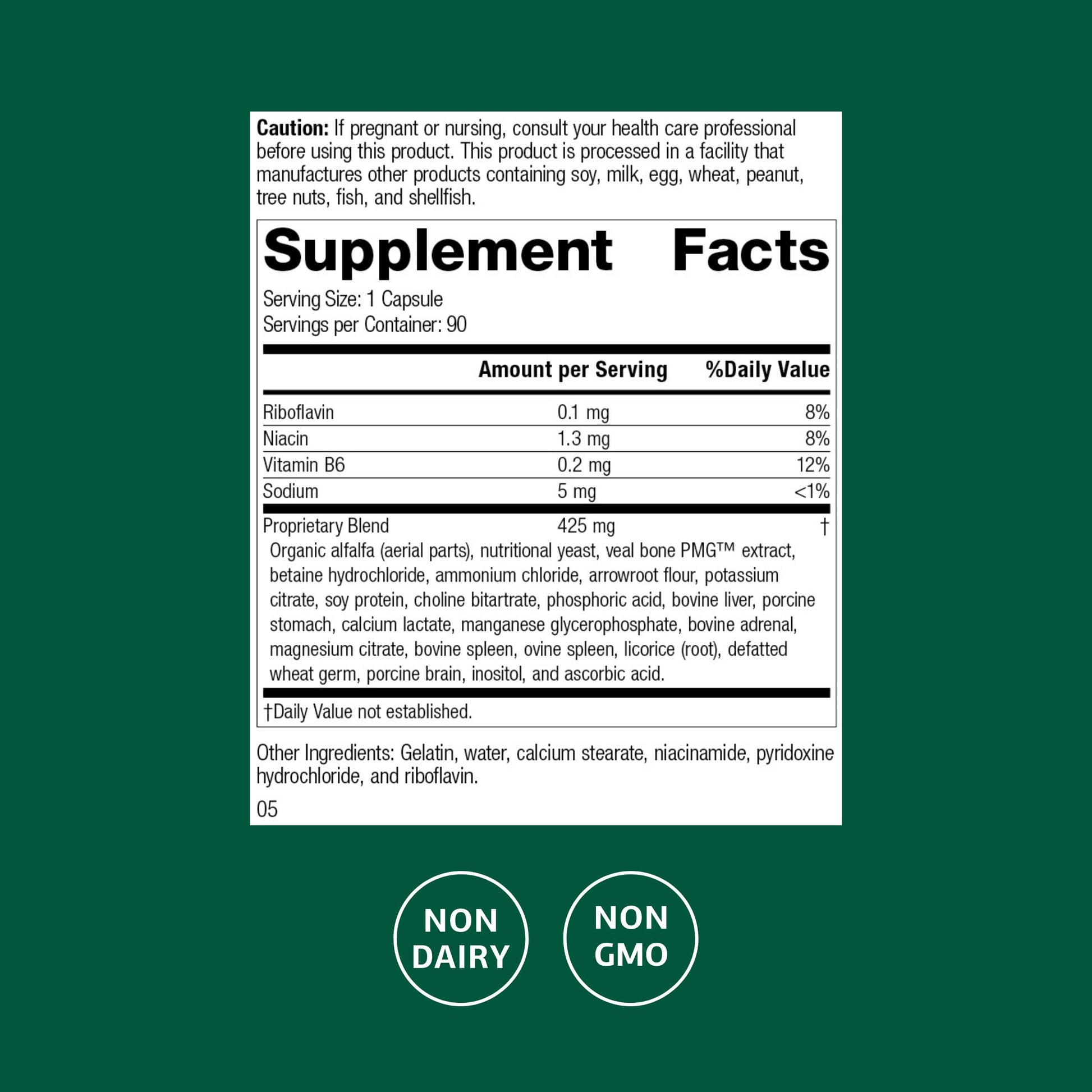Standard Process Ostarplex - Dietary Supplement for Connective Tissue Health - Aids Liver Health & Function - Contains Vitamin B6 - Non-Dairy - 90 Capsules (90 Servings) Standard Process Inc. buy supplements canada