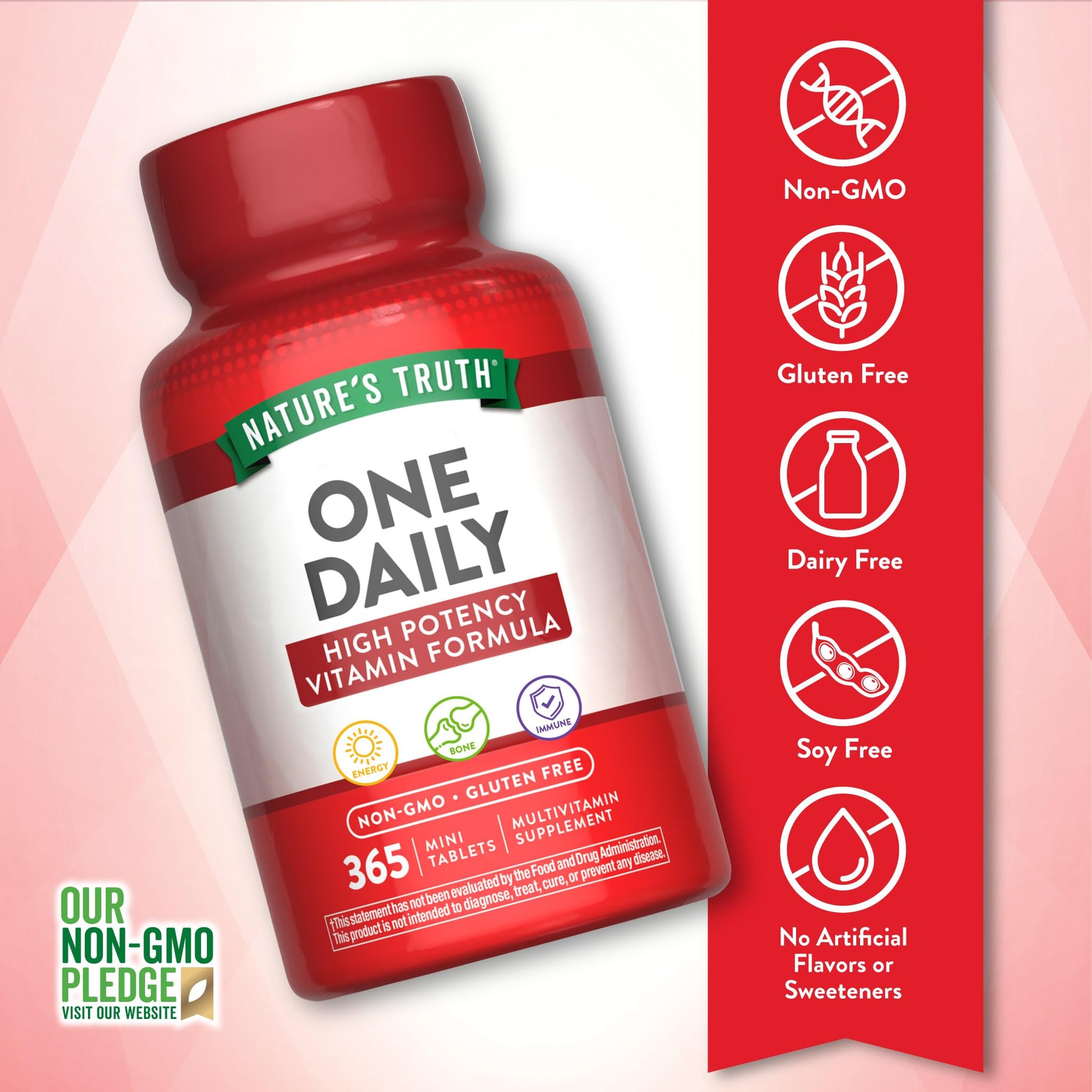 Nature's Truth One Daily Multivitamin for Men and Women | 365 Mini Tablets | Non-GMO & Gluten Free Supplement Nature's Truth buy supplements canada