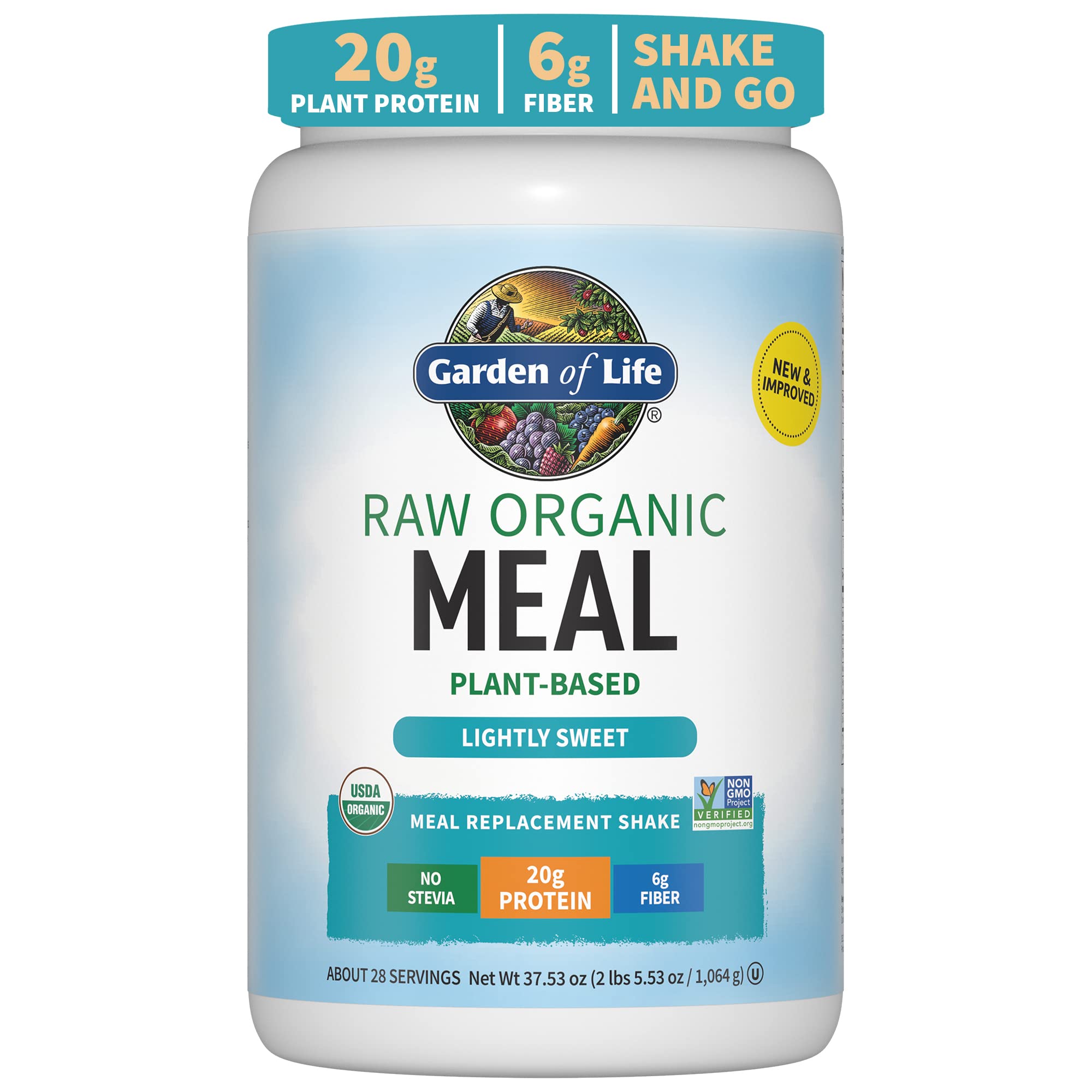 Garden of Life Vegan Protein Powder - Raw Organic Meal Replacement Shakes Garden of Life buy supplements canada