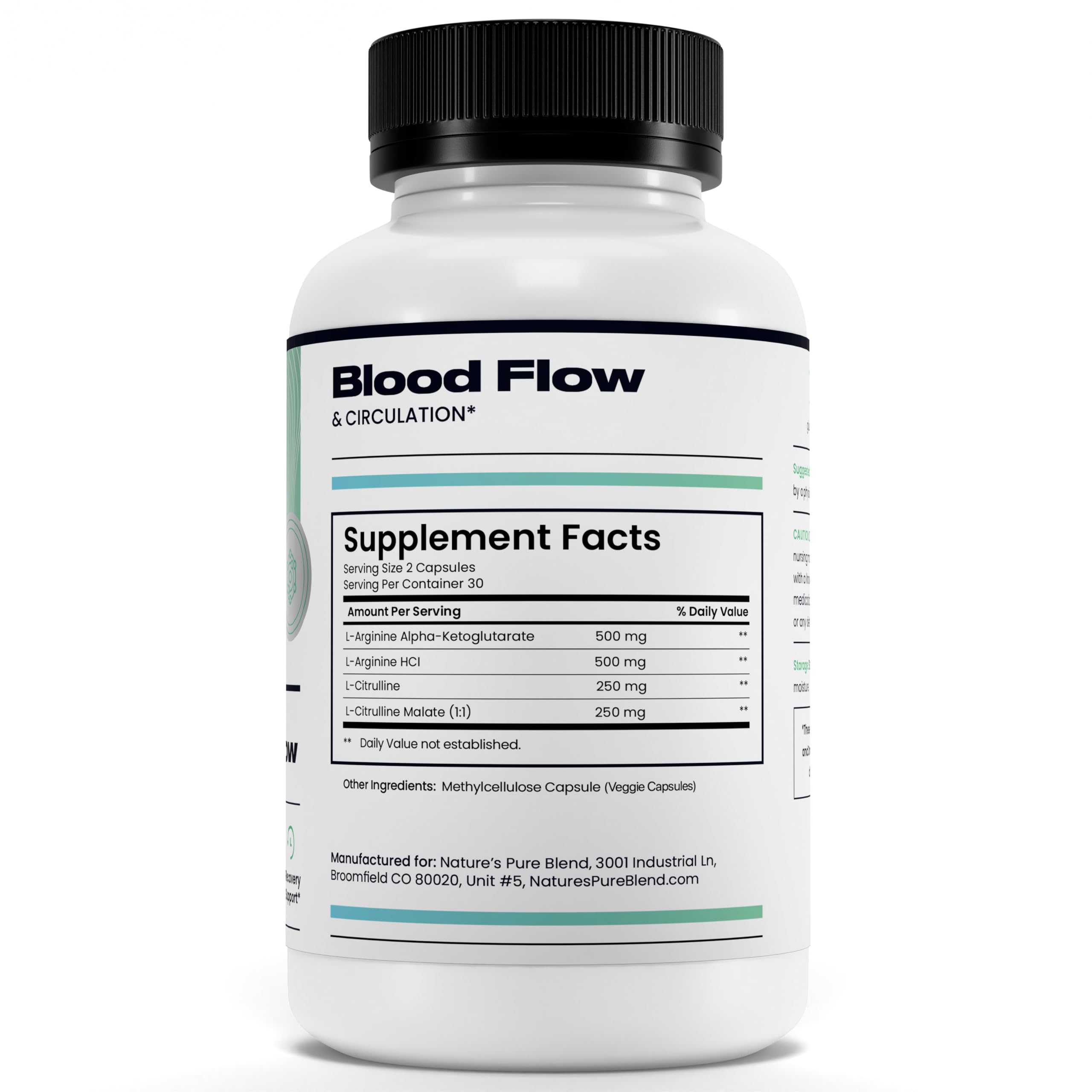 Nature's Pure Blend Nitric Oxide Supplements for Men – L-Arginine L-Citrulline – Heart Support & Flow Circulation Booster – 1500MG L Arginine and L Citrulline, Preworkout, Bodybuilding Nature's Pure Blend buy supplements canada