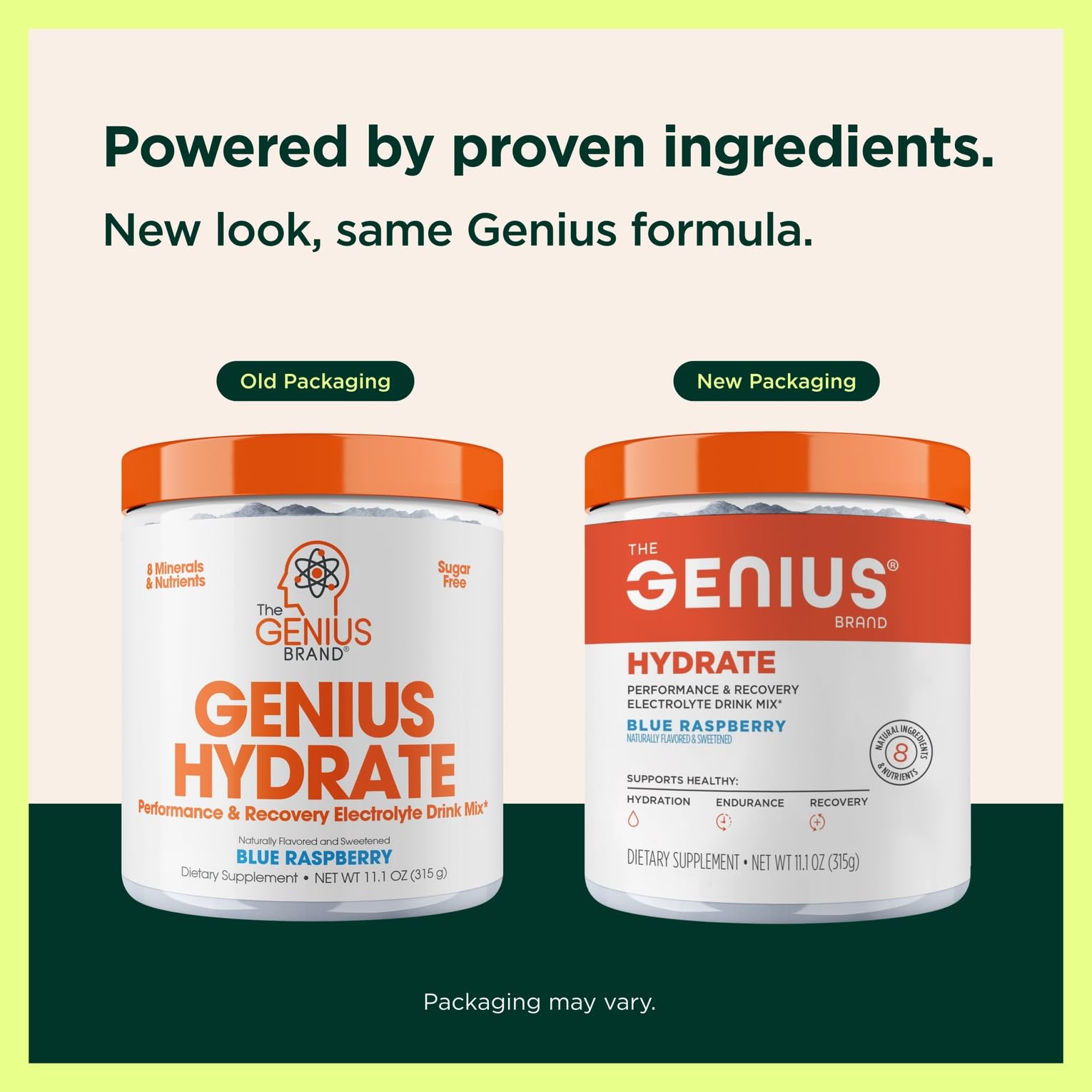 The Genius Brand Genius Hydrate - Electrolyte Supplement for Daily Hydration - Coconut Water - Sugar-Free - 8 Essential Minerals & Nutrients - Non-GMO - Blue Raspberry - 50 Servings The Genius Brand buy supplements canada