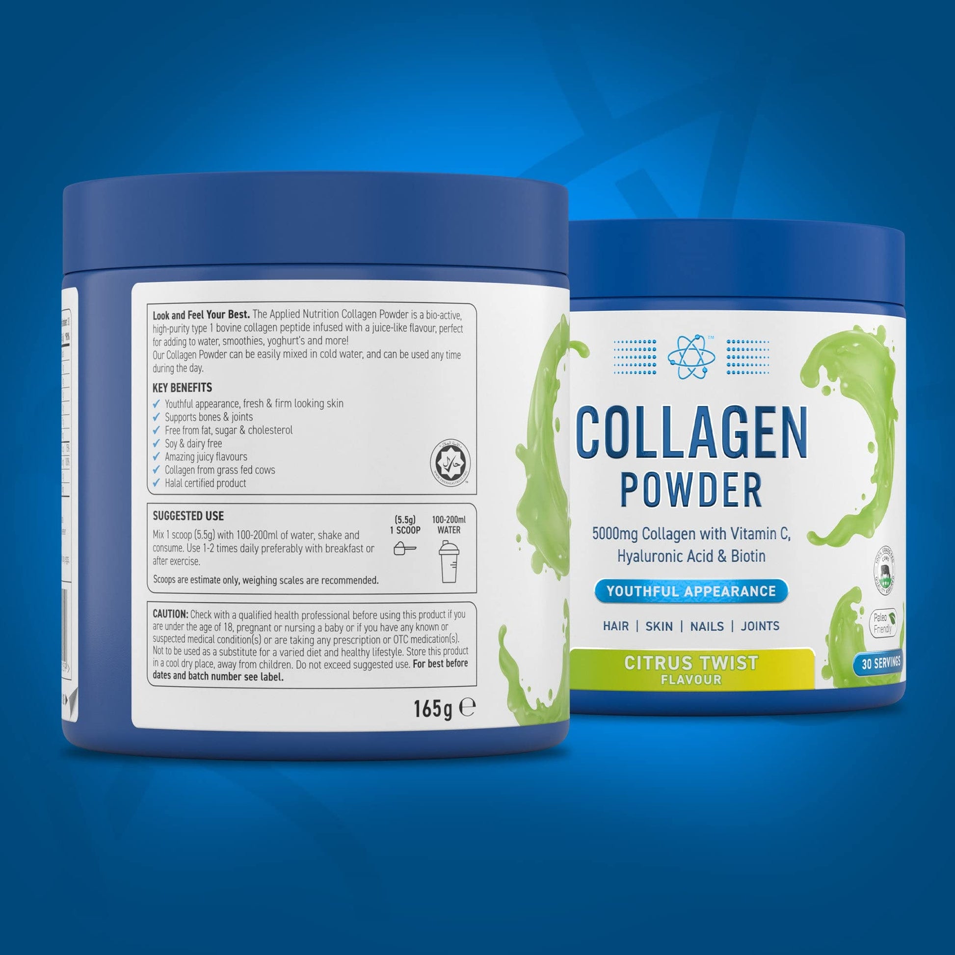 Applied Nutrition Collagen Powder - Citrus Twist Flavour - 5000mg Hydrolysed Bovine Flavoured Applied Nutrition buy supplements canada