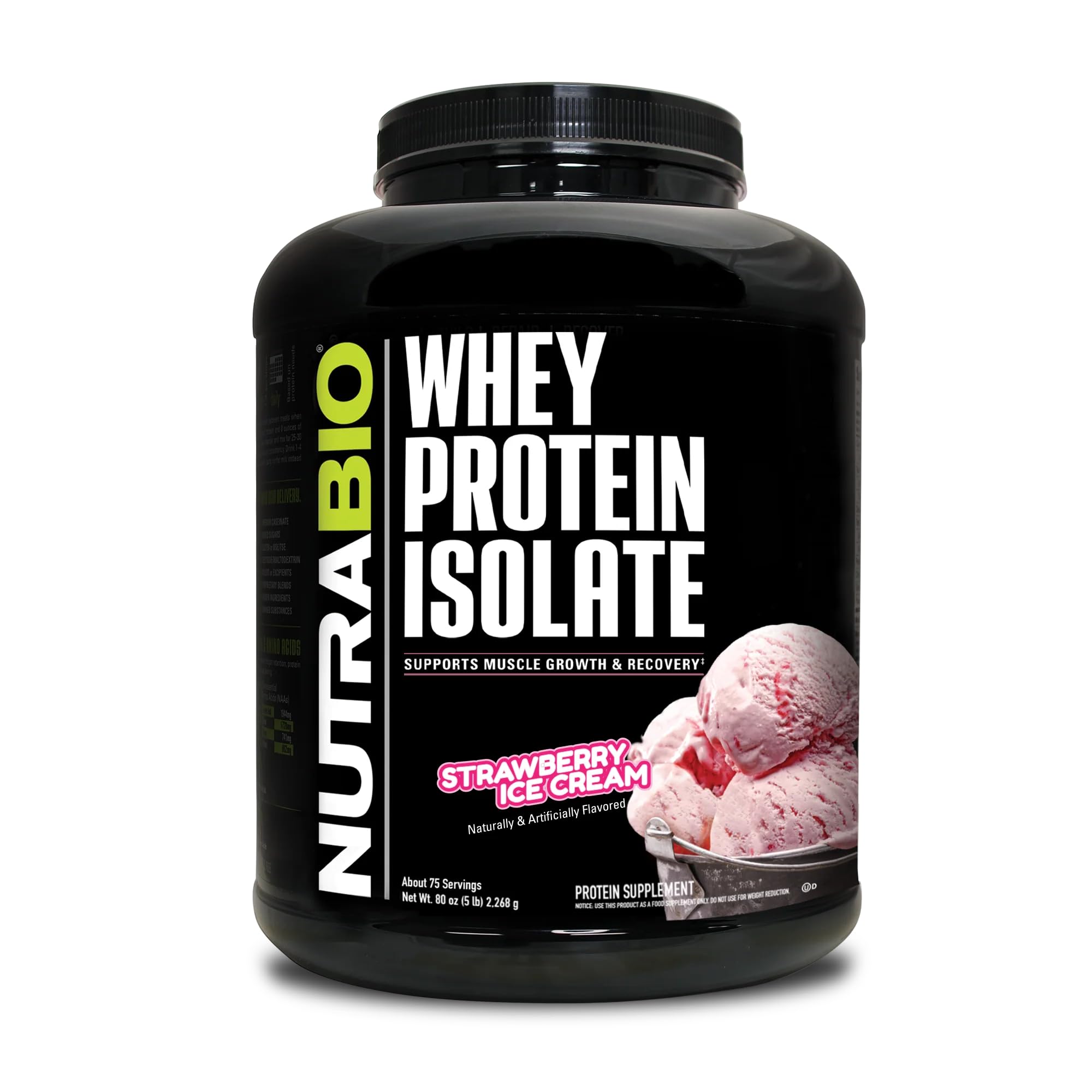 NutraBio Whey Protein Isolate Supplement – 25g of Protein Per Scoop with Complete NutraBio buy supplements canada