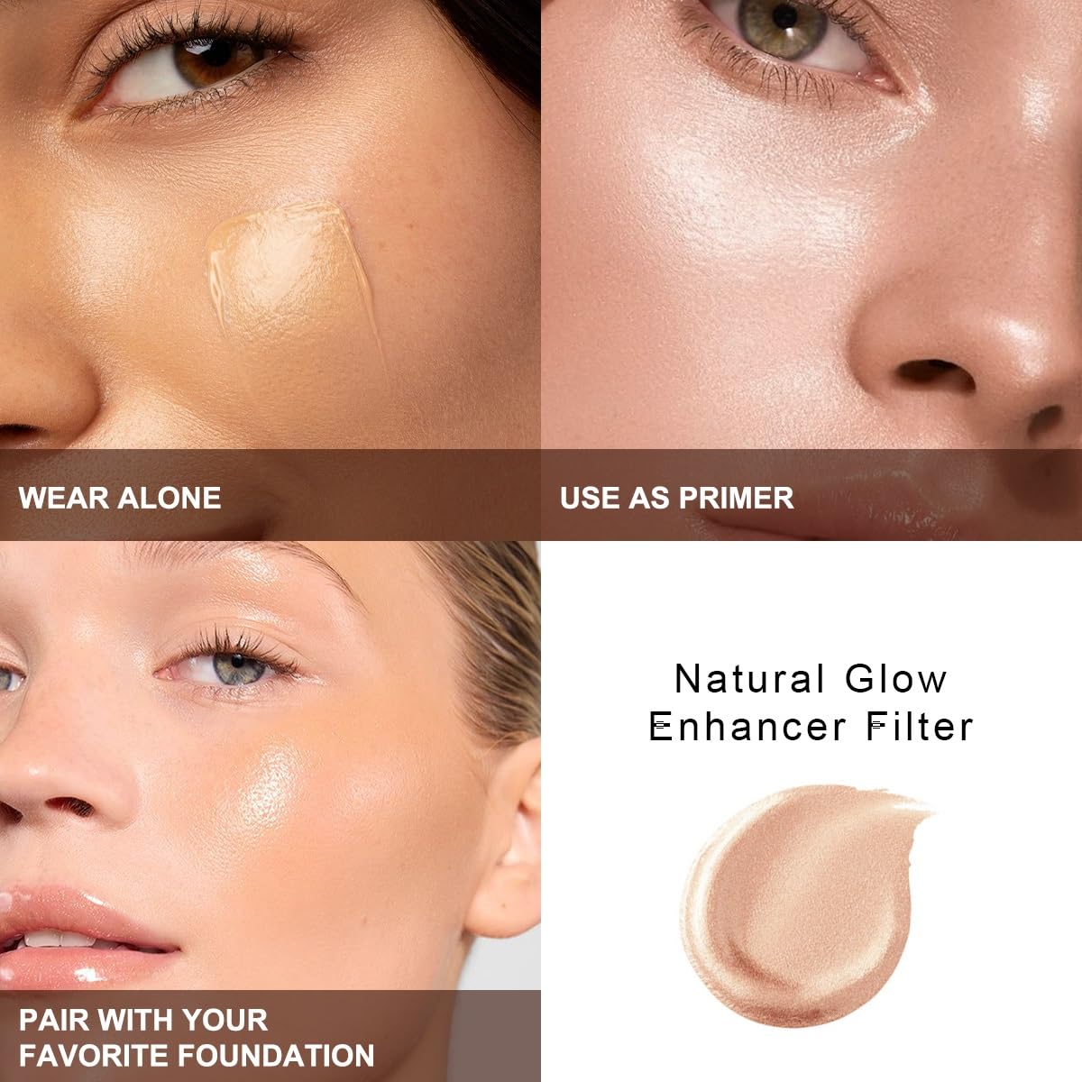 PHOERA Skin Glow Tint Foundation,Natural Radiant Flawless Filter Effect Silk Perfect Illuminating Foundation. (03 Medium) Meifen buy supplements canada