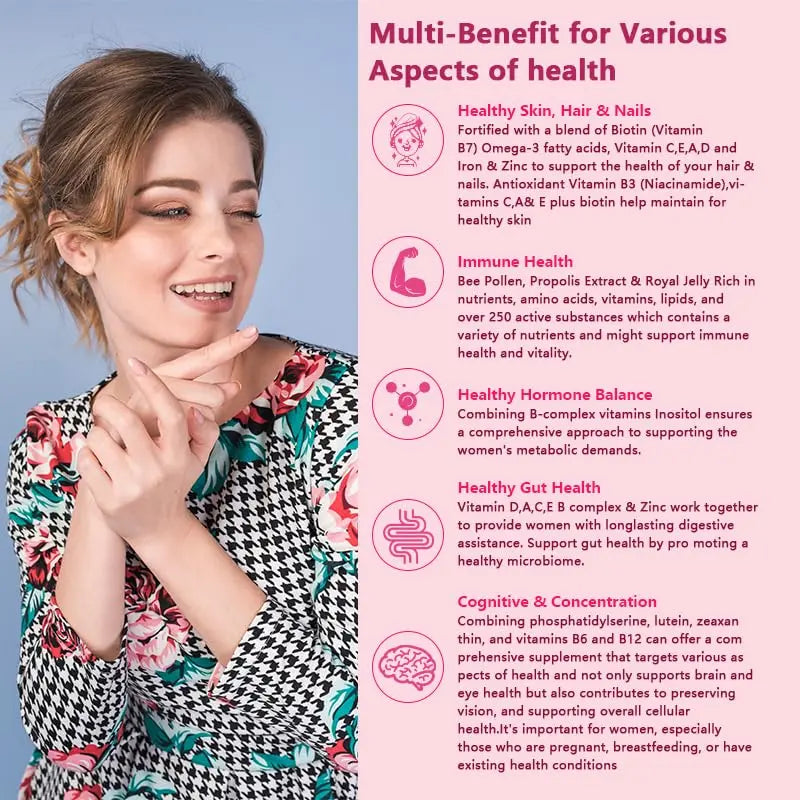 Methylated Multivitamin for Women Gummies，Inositol, Folate, Vitamins A C D3 E B12 K2, Herbal & Mineral Blend, Daily Vegan Gummy MOSEA ELEMENTS buy supplements canada
