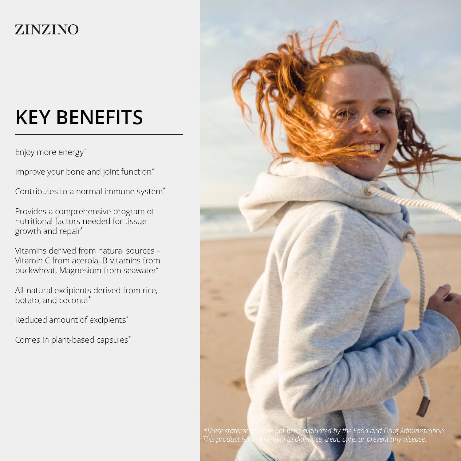 Zinzino Xtend + - Multi Immune Supplement - Essential Vitamins, Minerals & Vitamin C for Immune Support, Energy & Focus - 60 Capsules ZINZINO buy supplements canada