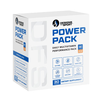 Designs for Sport Vitamin Packs - NSF Certified for Sport Power Pack with Daily Multivitamin, Fish Oil Omega-3, Magnesium Glycinate & Vitamin D3 + K - Athlete's Supplement Stack (30 Packets) Designs for Sport buy supplements canada