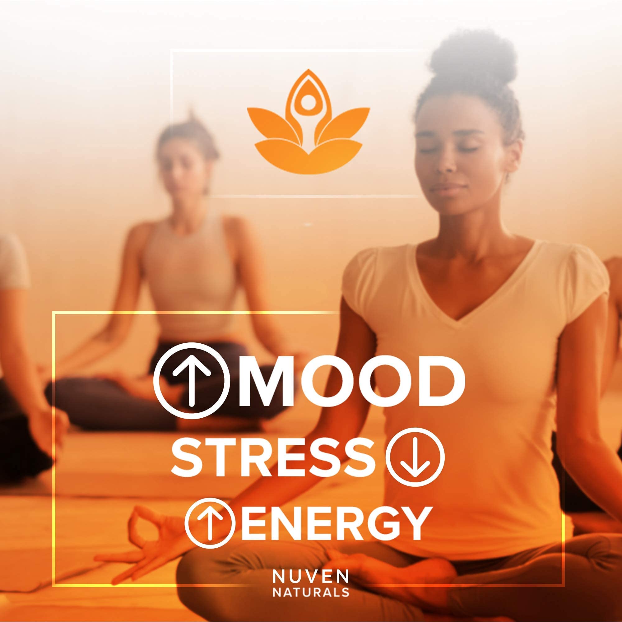 Nuven Naturals Adrenal Support - Cortisol Manager & Adrenal Support Supplements with Ashwagandha Extract, Rhodiola Rosea, Holy Basil to Help Stress, Fatigue & Energy | Adaptogens | 90 Capsules Nuven Naturals buy supplements canada