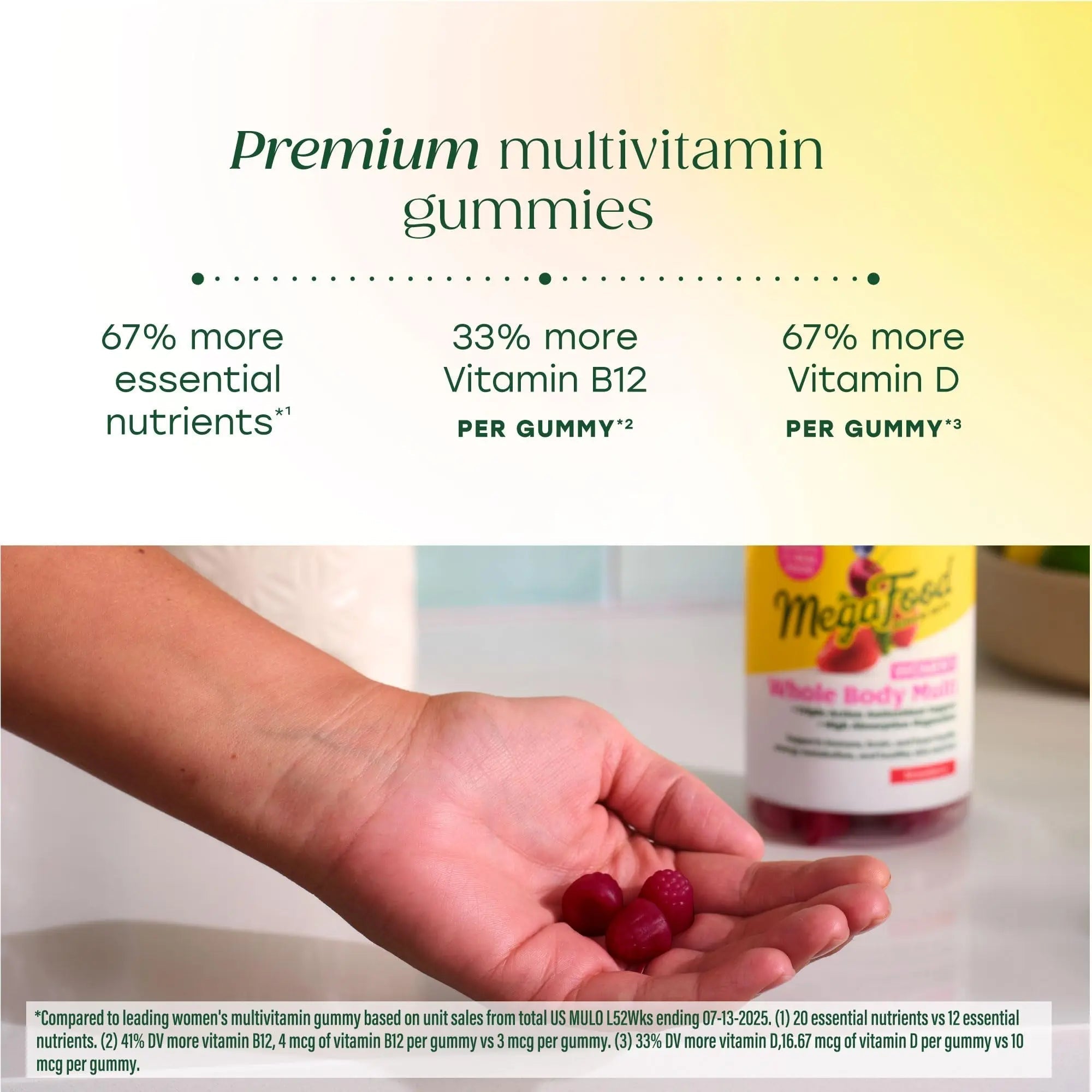 MegaFood Women’s Whole Body Multivitamin Gummies - Multivitamin For Women With Vitamin C, Magnesium Citrate, Vitamin D3, Folate MegaFood buy supplements canada