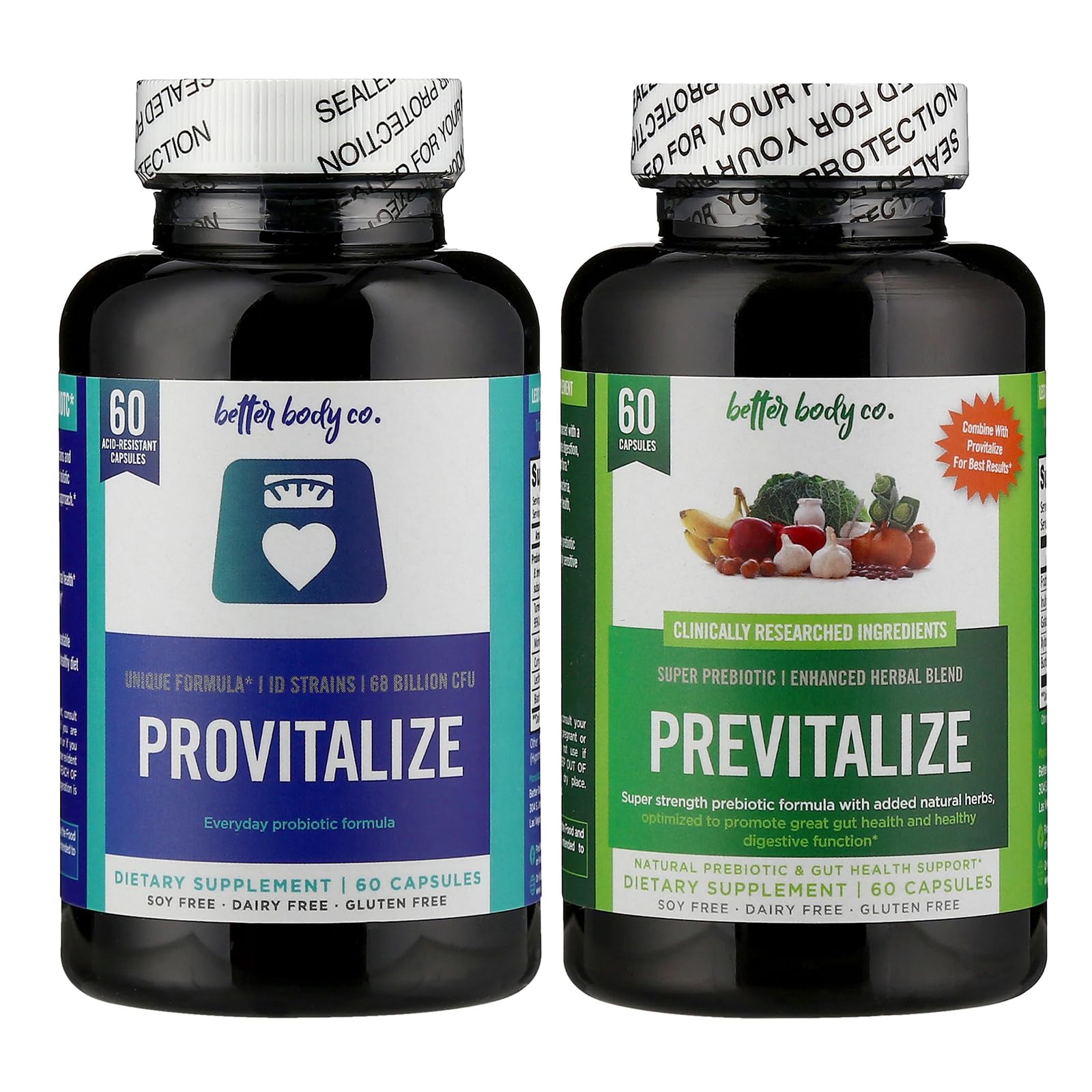 Better Body Co. Slim Gut Bundle | Prebiotics and Probiotics for Women - Bloating Relief Better Body Co. buy supplements canada