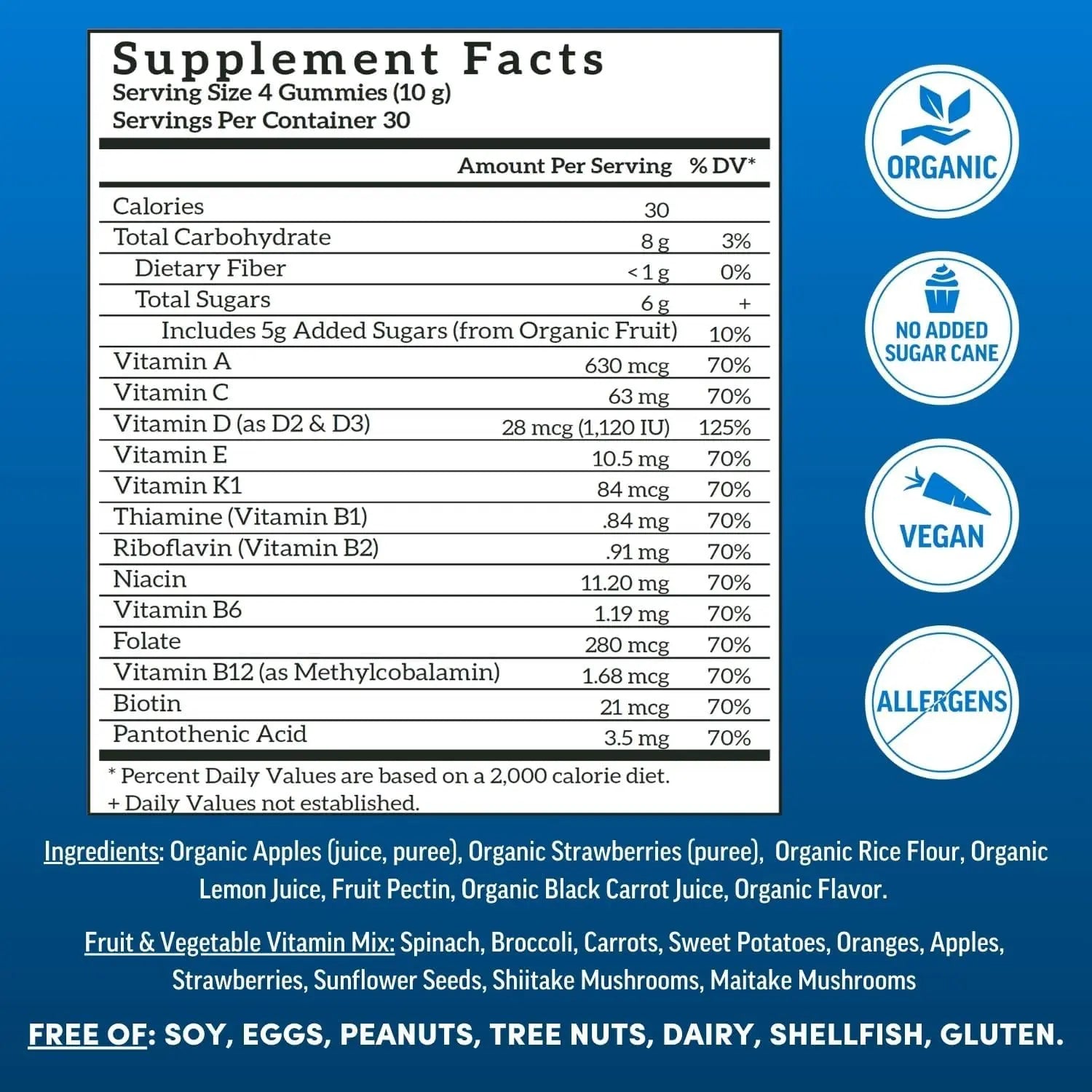 Llama Naturals Multivitamin for Men, Vegan, Organic Gummies with Vitamin D, C and K, Men's Real Fruit Gummy Vitamins Llama Naturals buy supplements canada