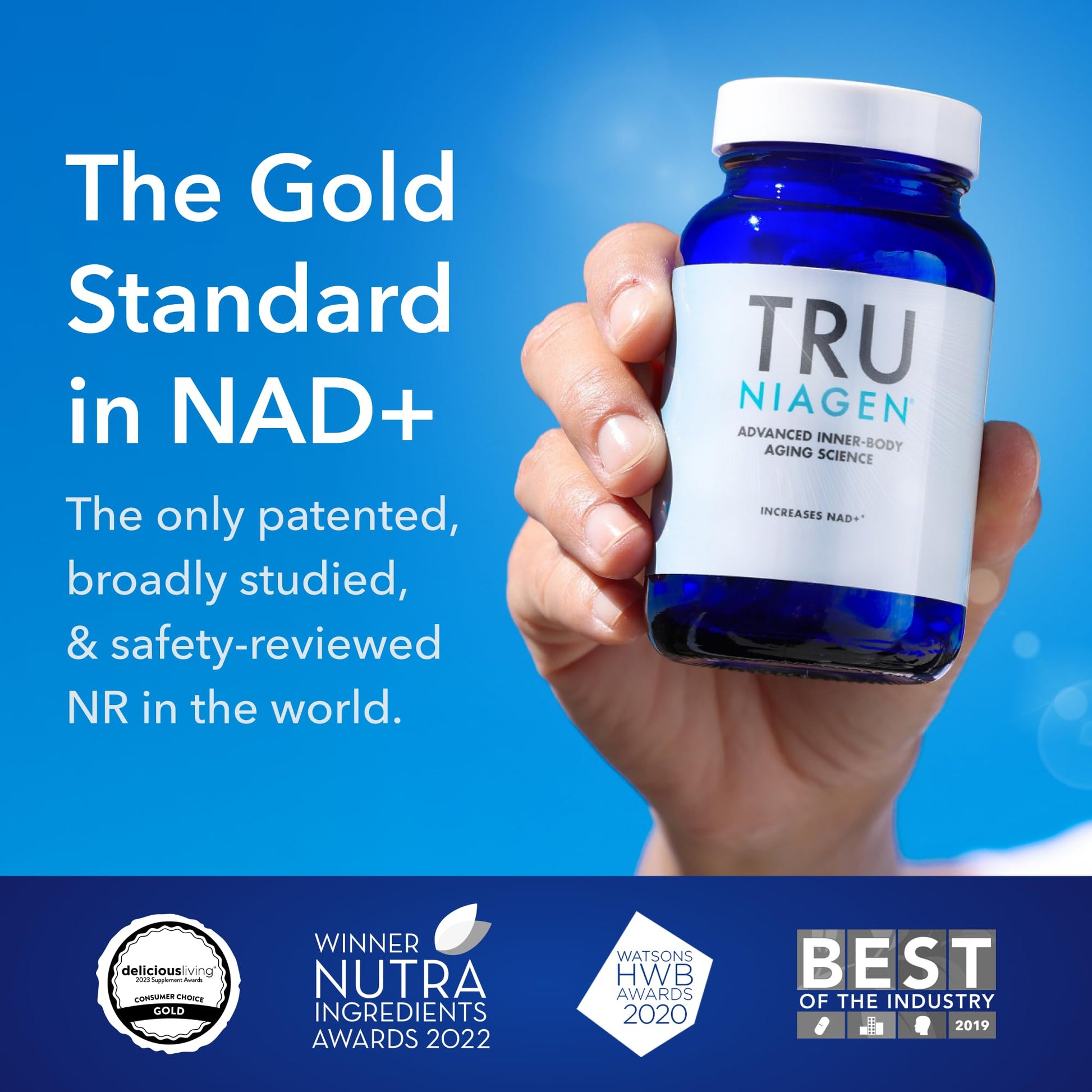 TRU NIAGEN Patented NAD Supplement for Brain Function, Anti Aging & Cell Regeneration, 300mg Niagen, 30 Servings | Supports Cellular Energy, Muscle | Nicotinamide Riboside (NR) Take 1 Daily | 2 Bottle TRU NIAGEN buy supplements canada