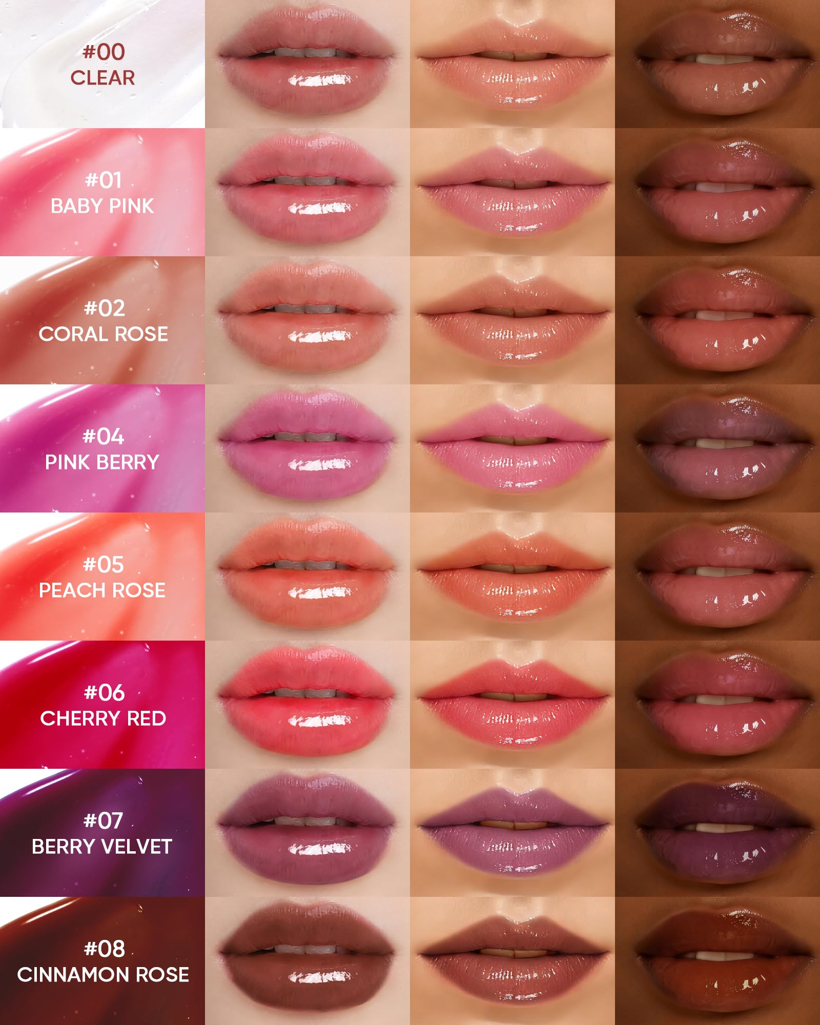 SKINTIFIC Peptide Brightening Lip Serum, Hydrating & Plumping Tinted Lip Gloss, Moisturizing Lip Balm with Polypeptides SKINTIFIC buy supplements canada
