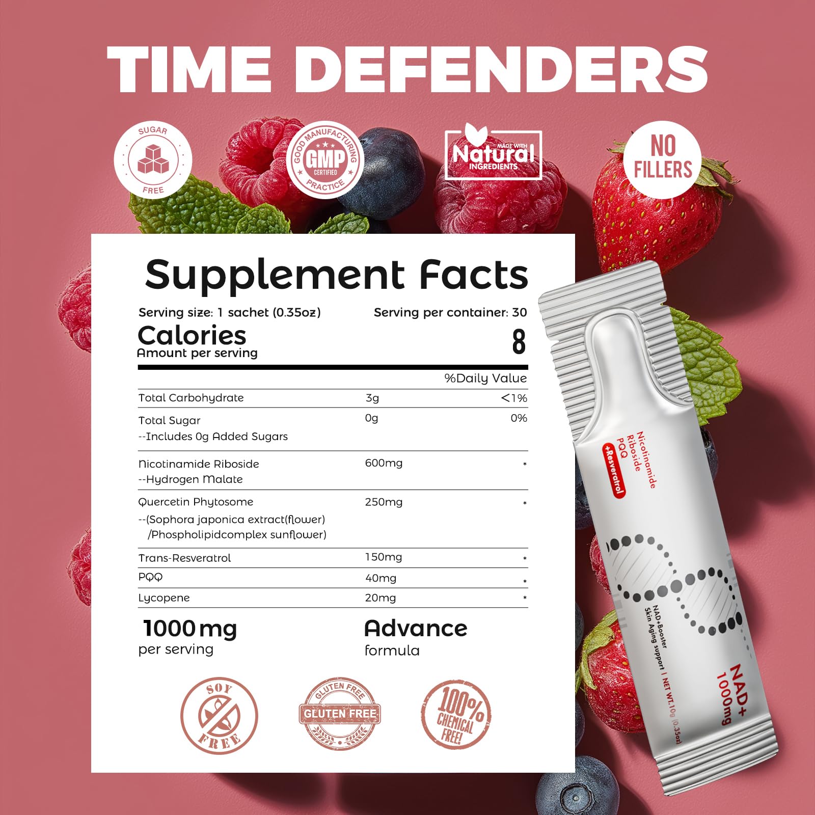 NAD+ Liquid Supplement 1000mg 30 Sachet, Nicotinamide Riboside & Resveratrol with PQQ DNA Repair Advanced NAD Supplement for Men & Women,Boosts Cellular Energy NEWOLITE buy supplements canada