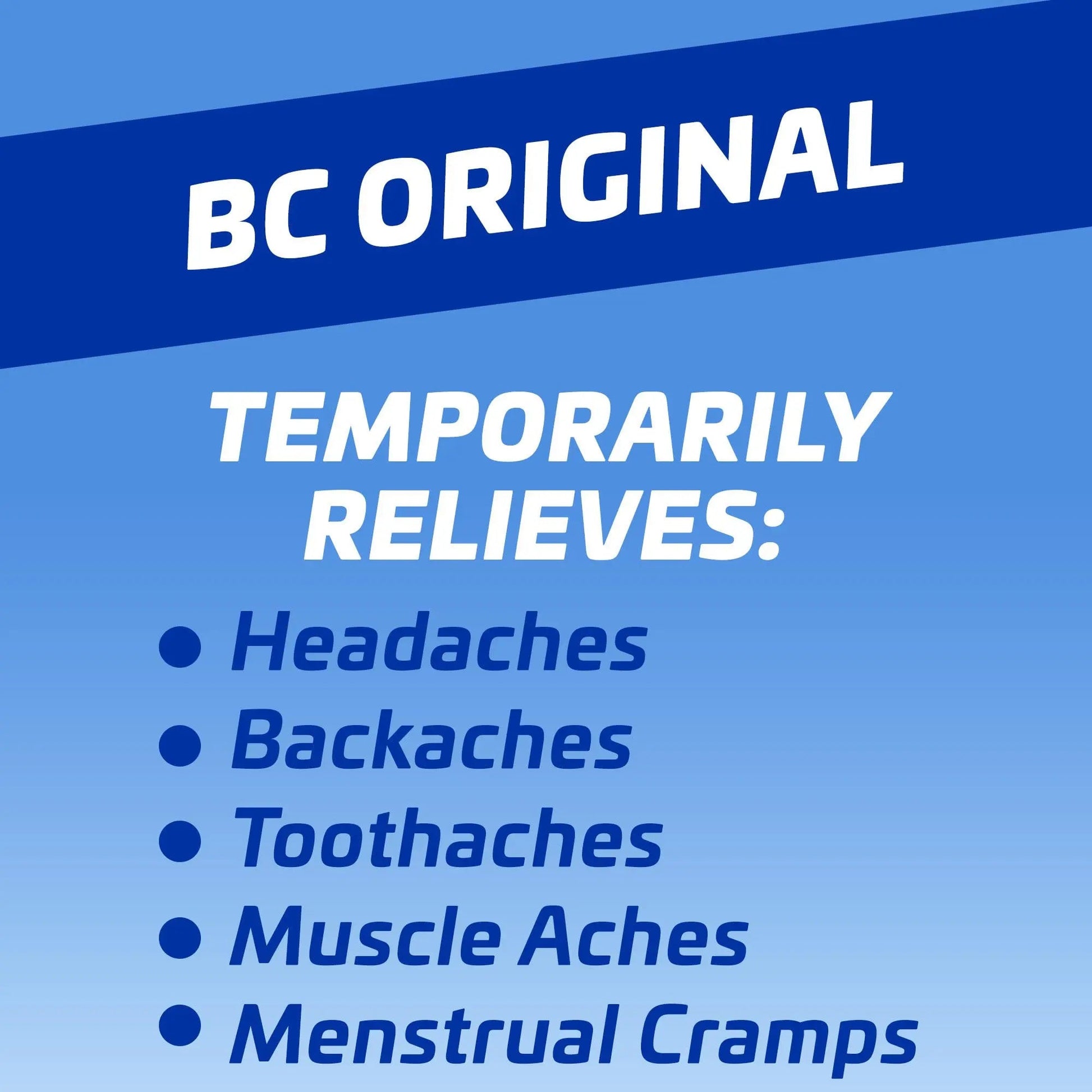 BC Original Headache Relief Powder, Dual-Action Aspirin & Caffeine Dissolve Packs, to Relieve Body Aches, Toothaches & Menstrual Cramps, 50 Count BC buy supplements canada