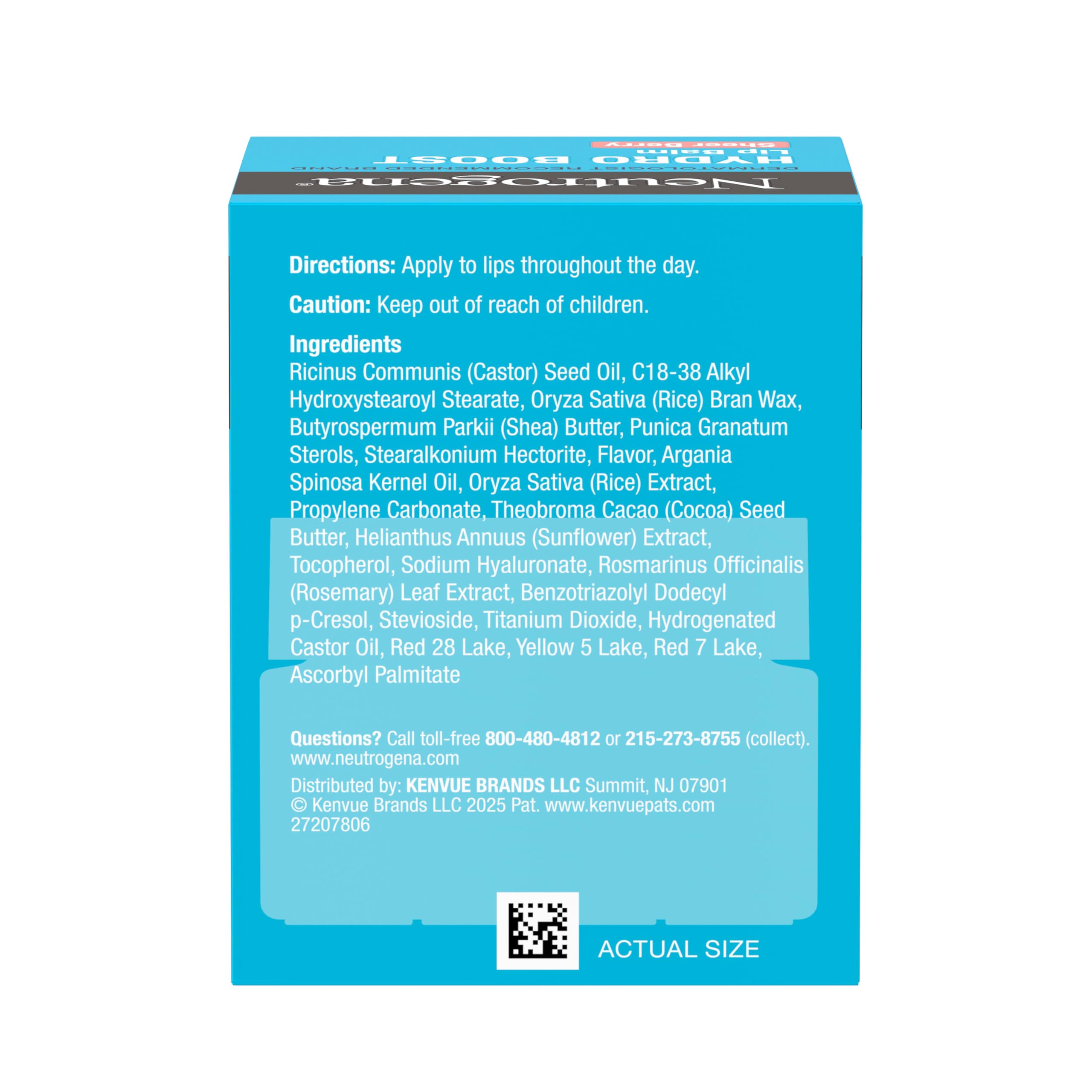 Neutrogena Hydro Boost Hyaluronic Acid Lip Balm, Nourishing Vitamin E Leaves Lips Feeling Hydrated, Sheer Pink Tinted Color with a Sweet Berry Flavor, Sheer Berry, 0.5 oz Neutrogena buy supplements canada