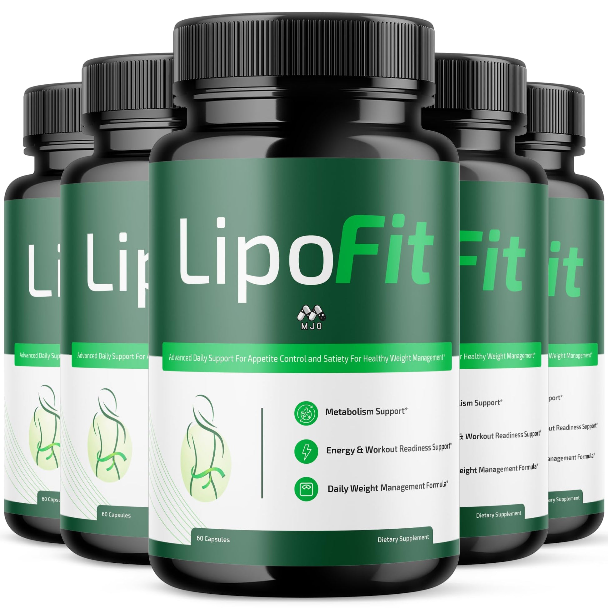 (5 Pack) Lipo Fit Capsules, Official Lipo Fit Pills with All Natural Ingredients, Advanced Overall Health & Wellness Vitamin Supplement Formula for Maximum Strength Multivitamin Support (300 Capsules) MJO buy supplements canada