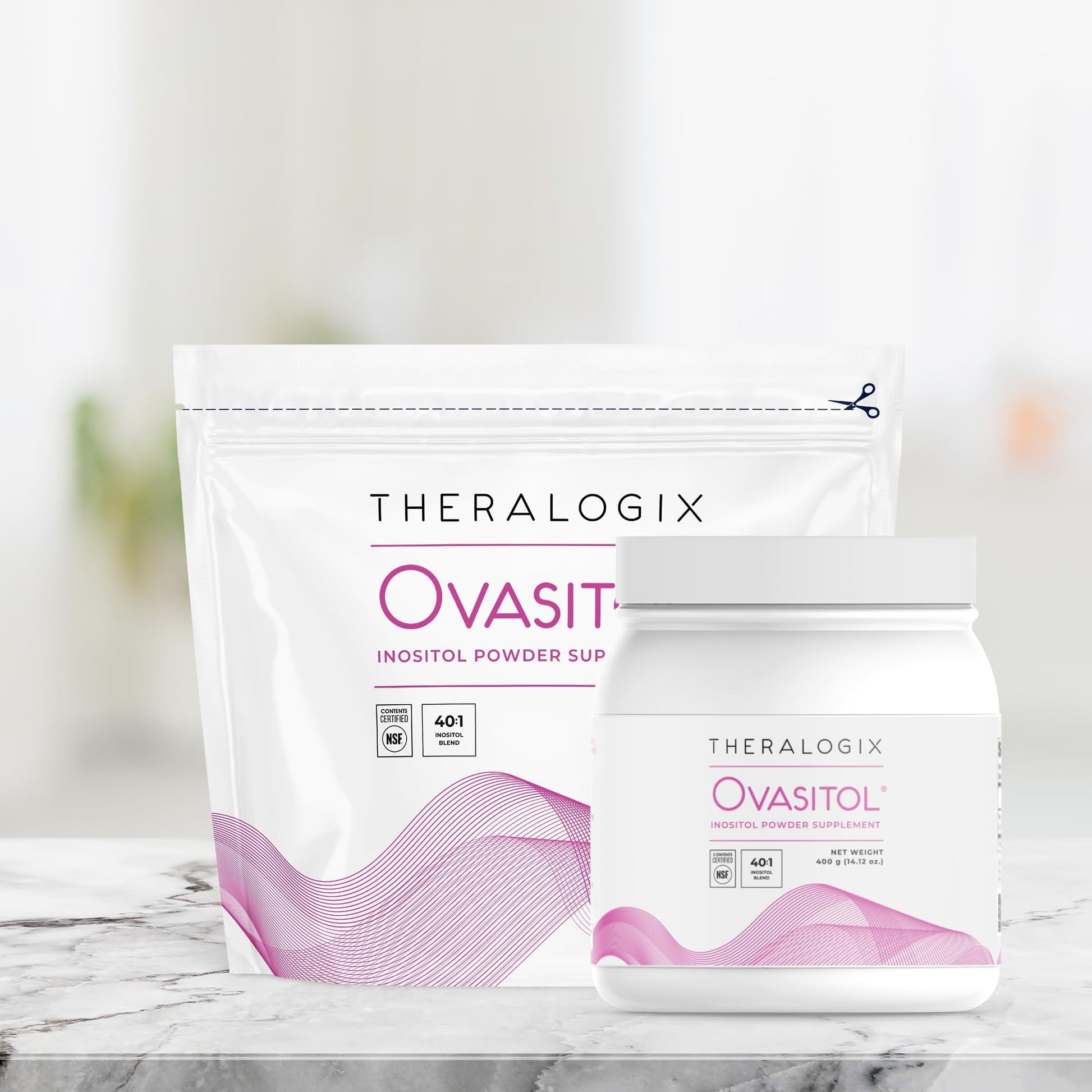 Theralogix Ovasitol Inositol Powder - 60 Servings - Myo-Inositol & D-Chiro Inositol Theralogix buy supplements canada