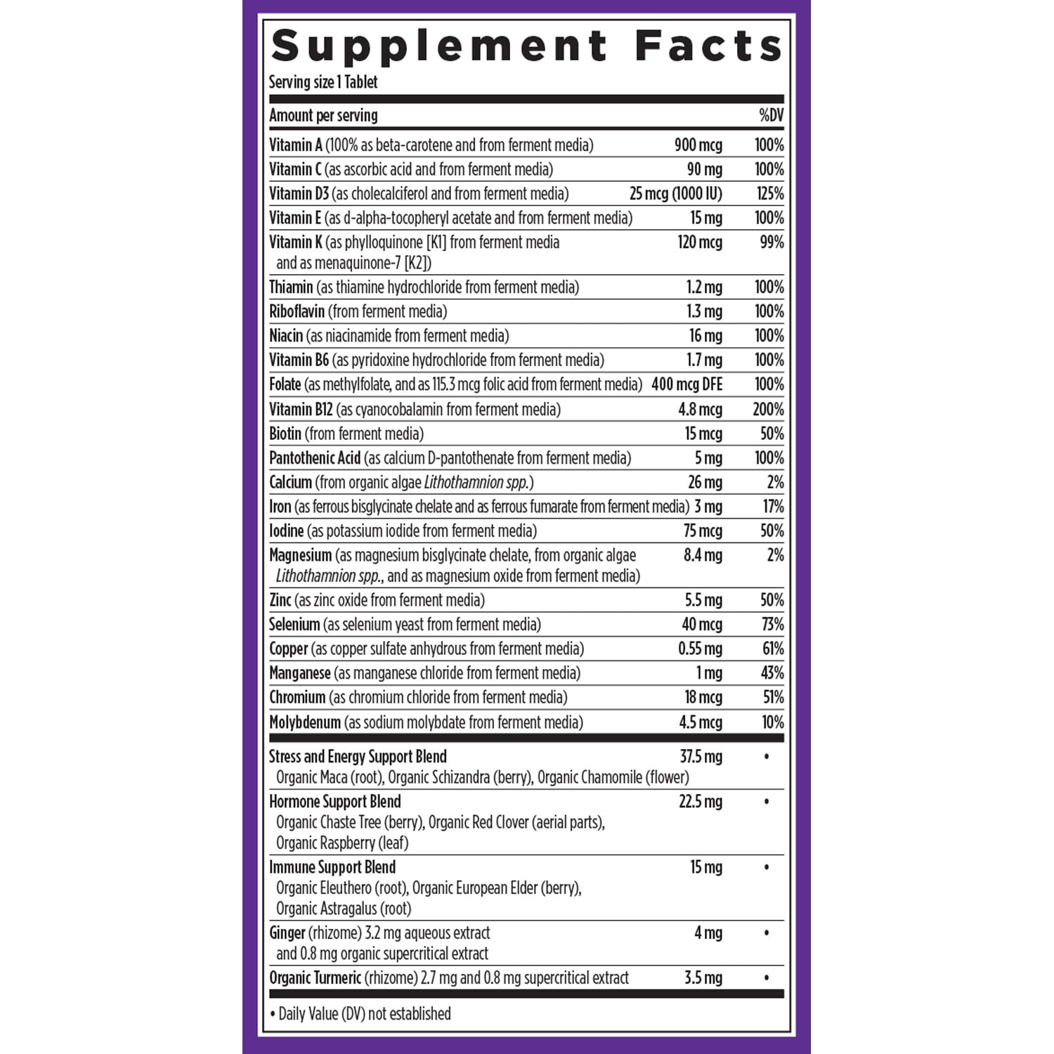 New Chapter Women’s Multivitamin, Iron, B6, B12, Biotin for Hair Growth, D3, Vit C, Zinc for Immune & Stress Support, Gentle on an Empty Stomach, One Daily, Non-GMO, Gluten-Free, 18+, 72 Tablets New Chapter buy supplements canada