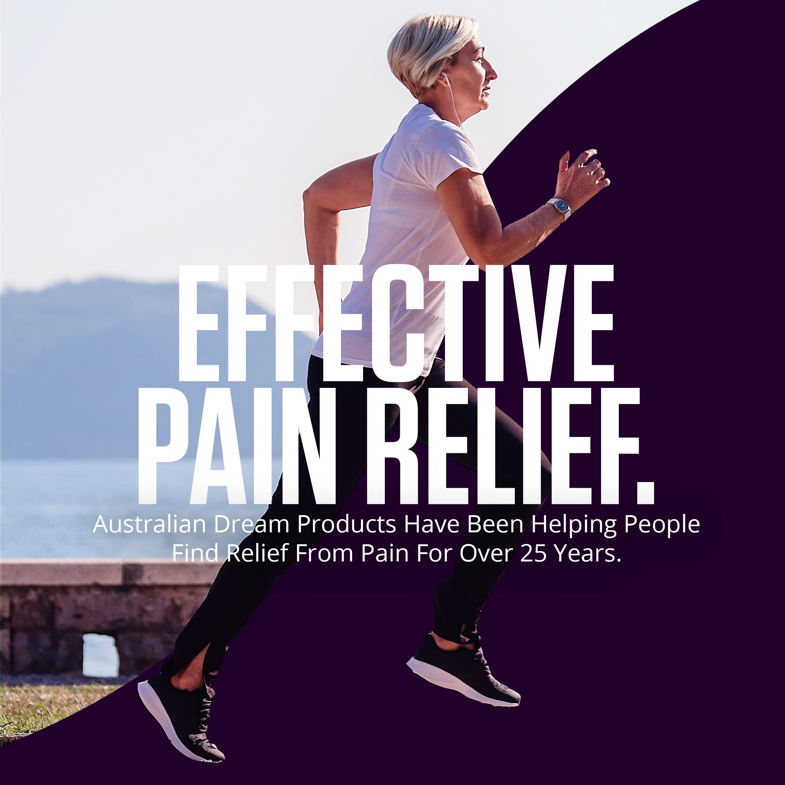 Australian Dream Back Pain Cream - Soothing, Non-Greasy Muscle Pain Relief Cream - Good for Neck, Back, Body, or Muscle Aches - 4 oz Jars (2 Pack) Australian Dream buy supplements canada