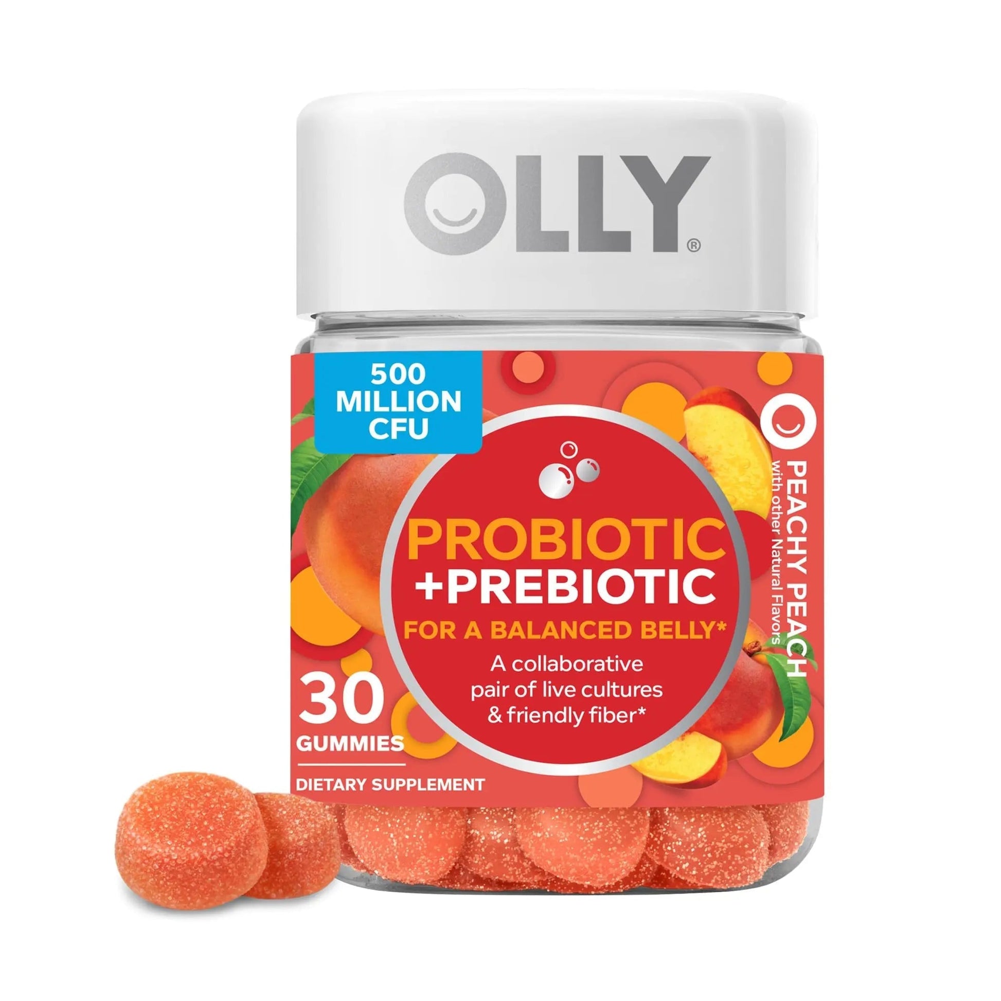 OLLY Kids Immunity Gummy, Immune Support, Wellmune, Elderberry, Vitamin C, Zinc & Probiotic + Prebiotic Gummy, Digestive Support and Gut Health, 500 Million CFUs, Fiber OLLY buy supplements canada