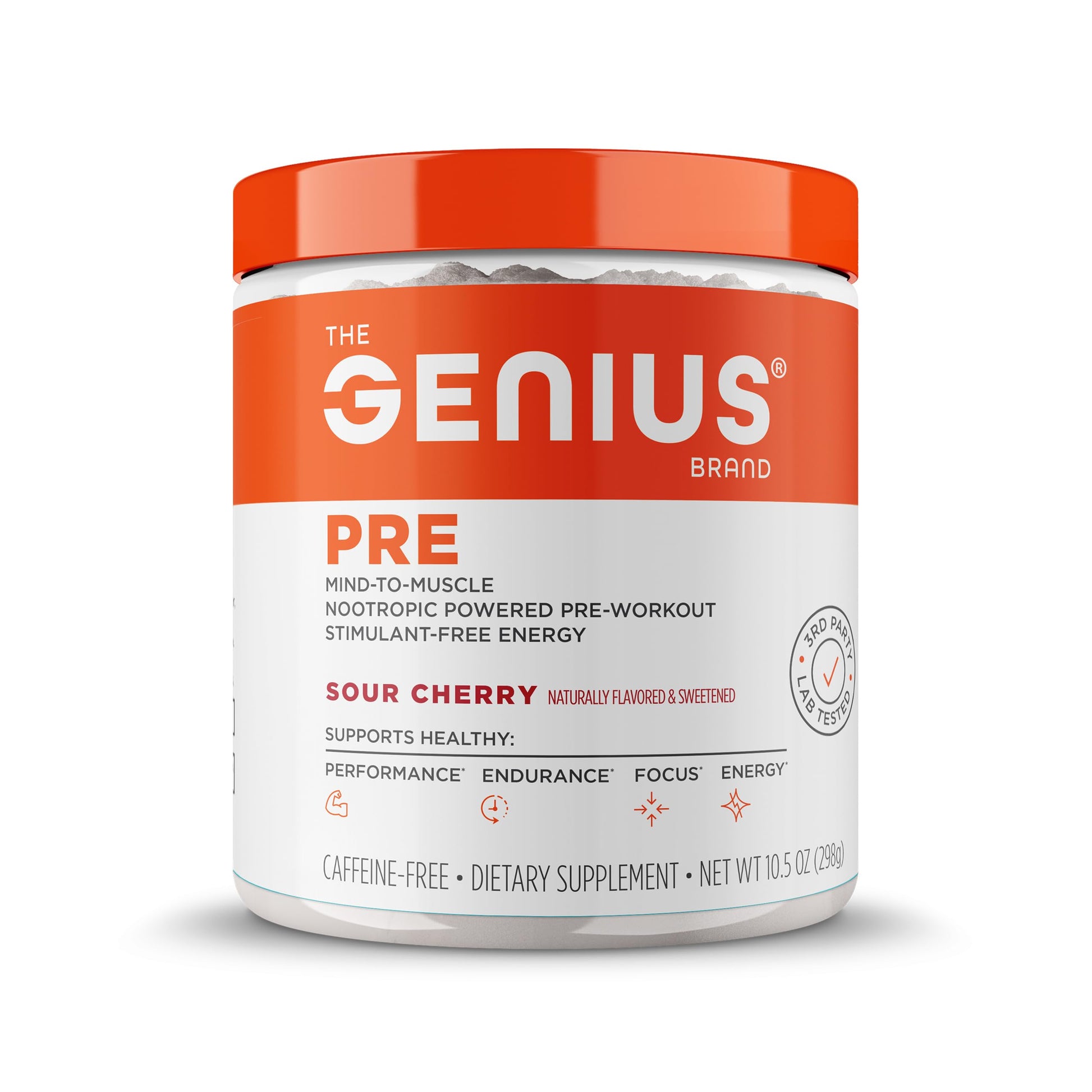 The Genius Brand Genius Pre - Clean Pre-Workout Powder for Energy, Focus & Fitness Support - No Artificial Flavors, Preservatives, or Proprietary Blends - Non-GMO - 20 Servings - Sour Cherry The Genius Brand buy supplements canada