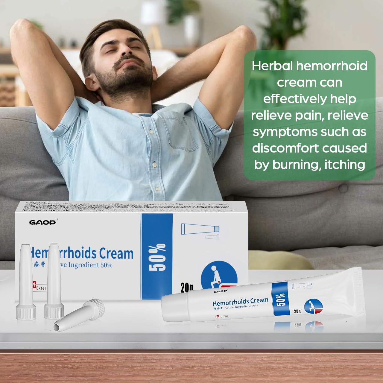 NXHMSWYG Hemorrhoid Cream, Fissure Ointment Body Care Cream Helps to Relieve Pain&Reduce Burning for Men and Women (2pcs) NXHMSWYG buy supplements canada