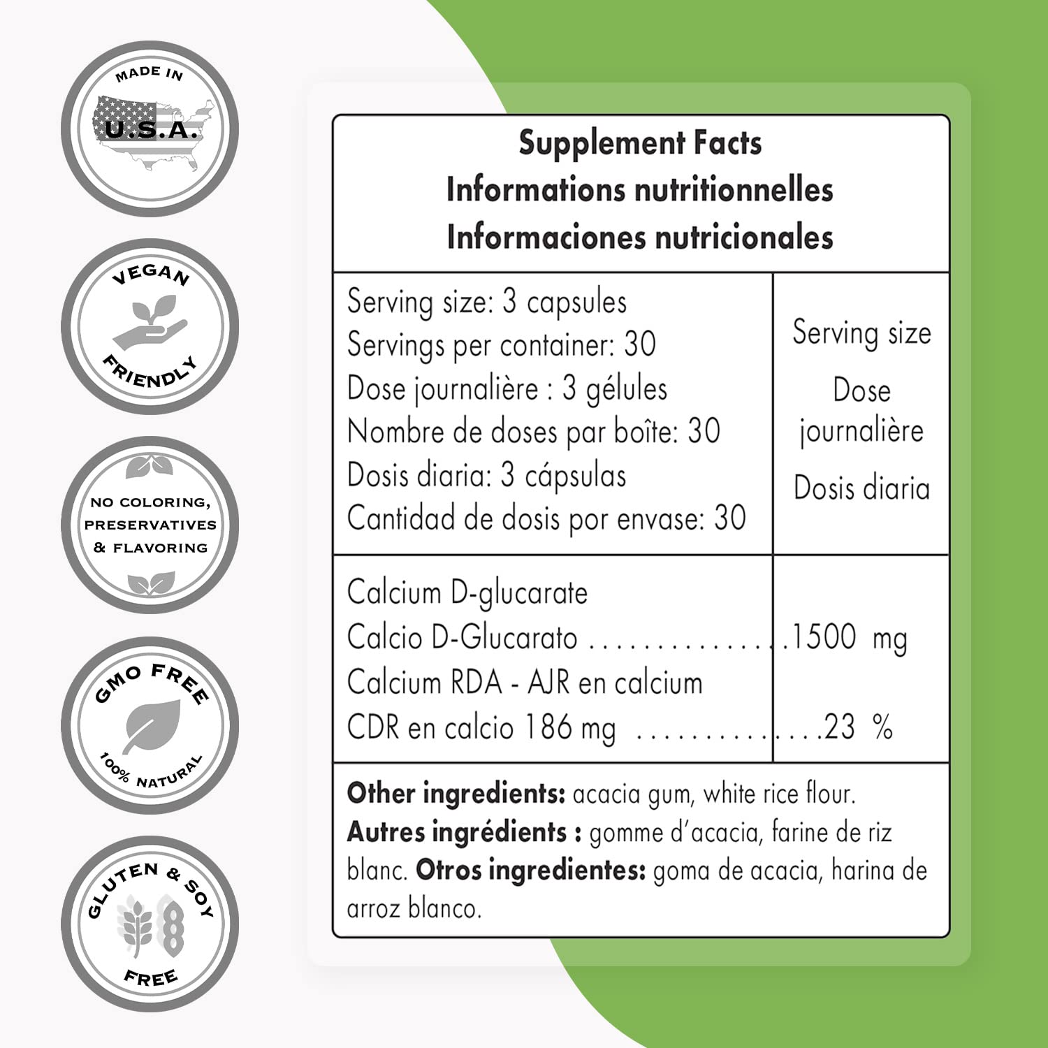 Supersmart - Calcium D-Glucarate 1500 mg Per Day - Antioxidant & Detox Supplement Supersmart buy supplements canada