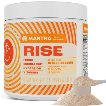 Zahler Mantra Rise, The Energy and Focus Supplement, Citrus Coconut Flavored, 30 Servings. Zahler buy supplements canada