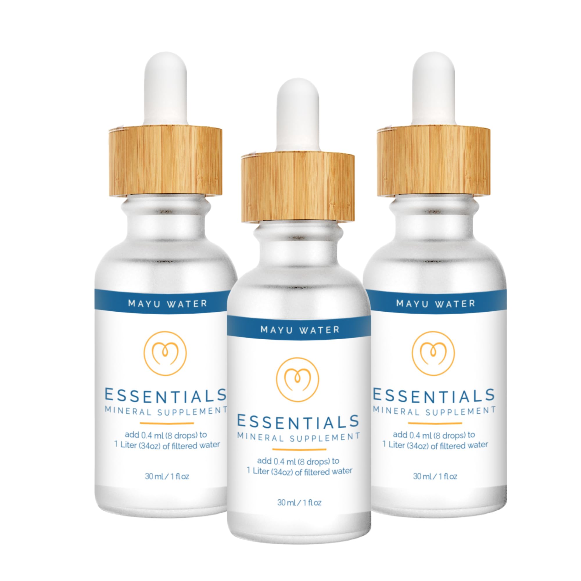 MAYU Trace Mineral Drops - 3 Bottles - 80+ Full-Spectrum Ionic Minerals for Water - Great-Tasting Mineral Supplement for Hydration - Magnesium, Potassium & Zinc - No Additives - 90 Servings mayu buy supplements canada