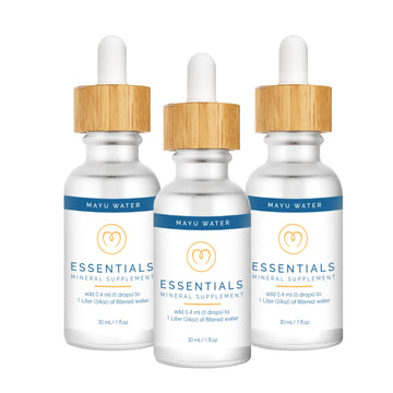 MAYU Trace Mineral Drops - 3 Bottles - 80+ Full-Spectrum Ionic Minerals for Water - Great-Tasting Mineral Supplement for Hydration - Magnesium, Potassium & Zinc - No Additives - 90 Servings mayu buy supplements canada