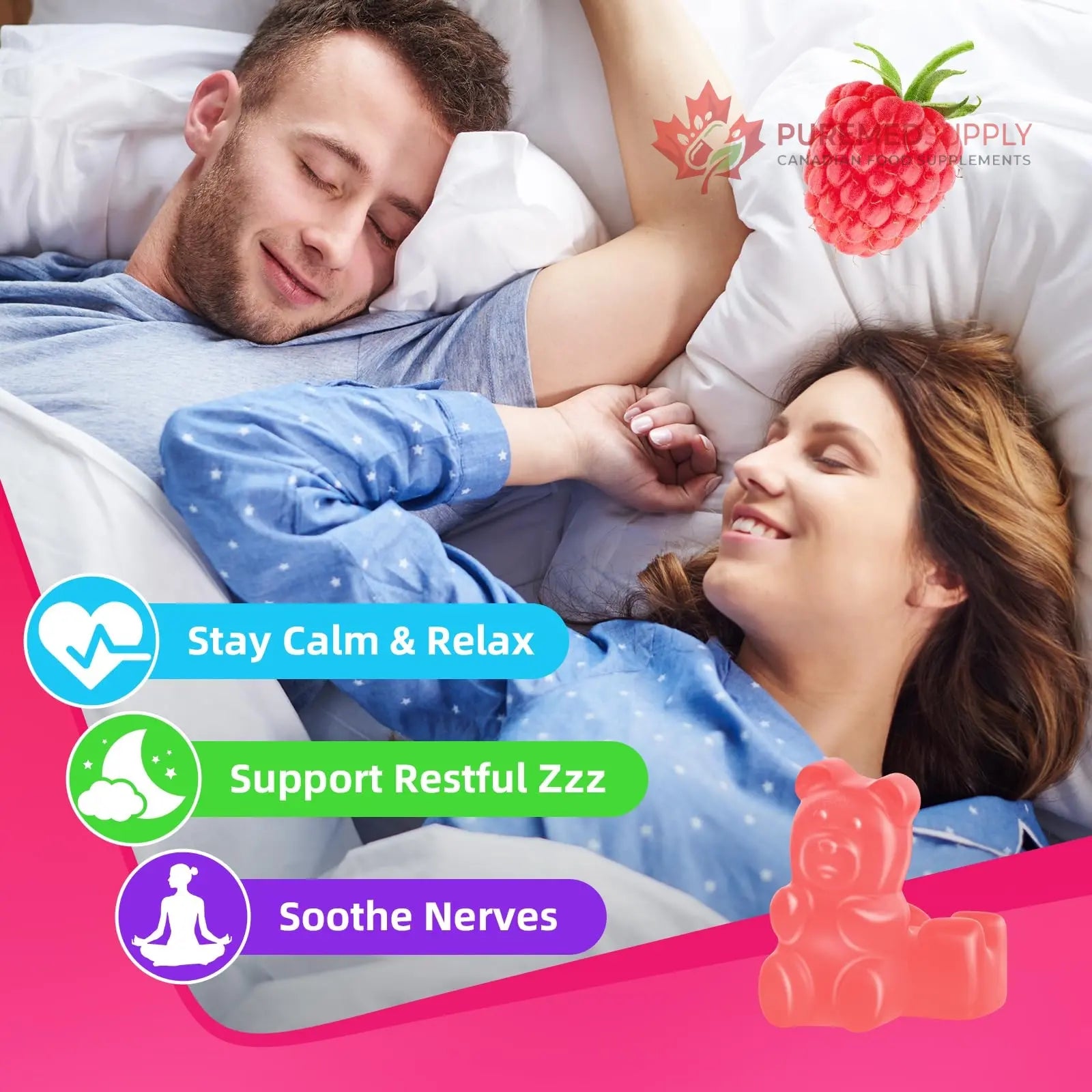 2 Pack Magnesium Complex Gummies – with 12 Forms of Magnesium Plus Vitamins B6, B12 & C. Vegan Strawberry Gummies to Support Mood, for Adults, 120 Count BVIVLOO buy supplements canada