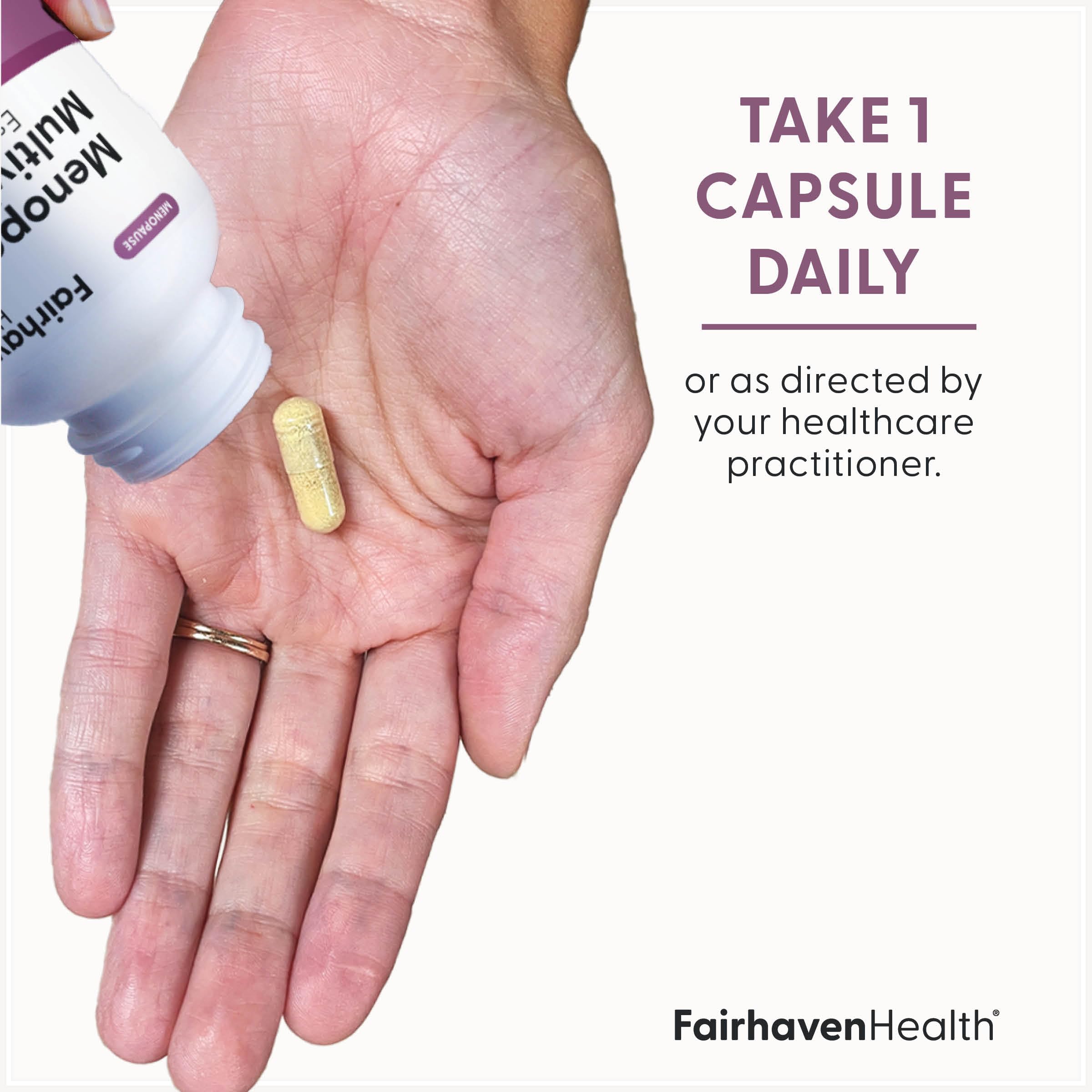 Fairhaven Health Menopause Multivitamin Essentials | Hormone Free Menopause Supplements for Women | Methylated Multivitamin for Women 50 and Over | Non-GMO | Perimenopause Supplements | 30 Capsules Fairhaven Health buy supplements canada