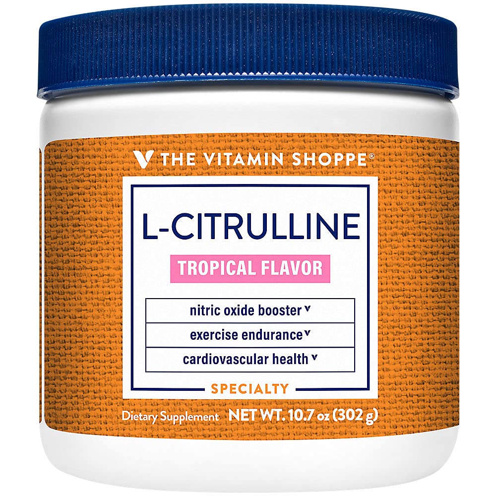 The Vitamin Shoppe L-Citrulline - Free-Form Amino Acid - Nitric Oxide Booster - 3,000 MG The Vitamin Shoppe buy supplements canada