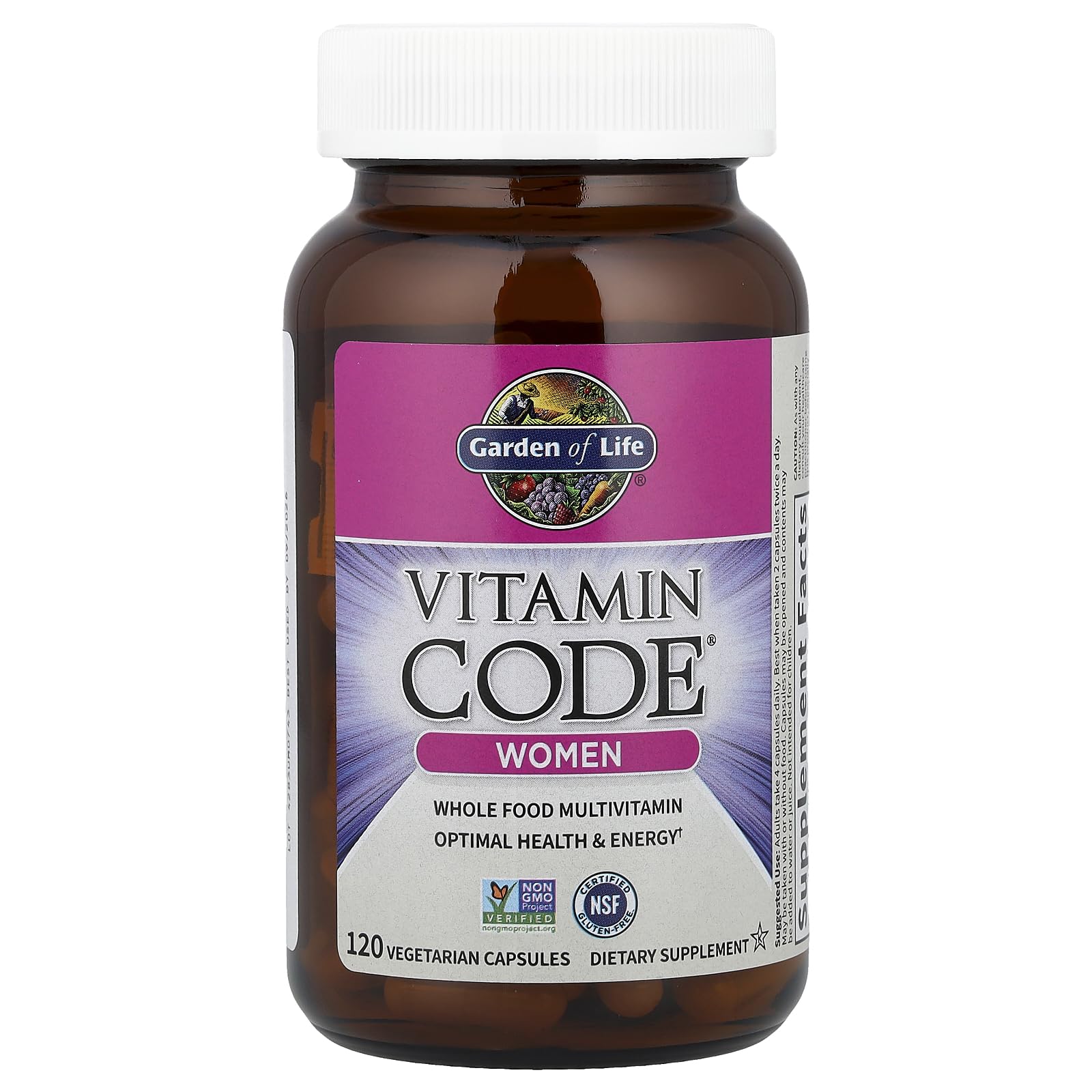 Garden of Life Multivitamin for Women, Vitamin Code Women's Multi - Whole Food Womens Multi Vitamins, Iron, Folate not Folic Acid Garden of Life buy supplements canada