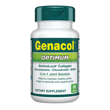Genacol Optimum – Glucosamine, Chondroitin, MSM and Ultra-Hydrolyzed Collagen Tablets, Maintains Healthy Joints, Protects & Lubricate Cartilage, 90 Tablets (30-Day Supply) Genacol buy supplements canada