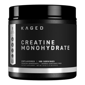 Kaged Creatine Monohydrate Micronized Powder | Unflavored | Muscle Building & Recovery | 5000 mg Per Serving | Vegan, Gluten Free, Easily Digestible Kaged buy supplements canada