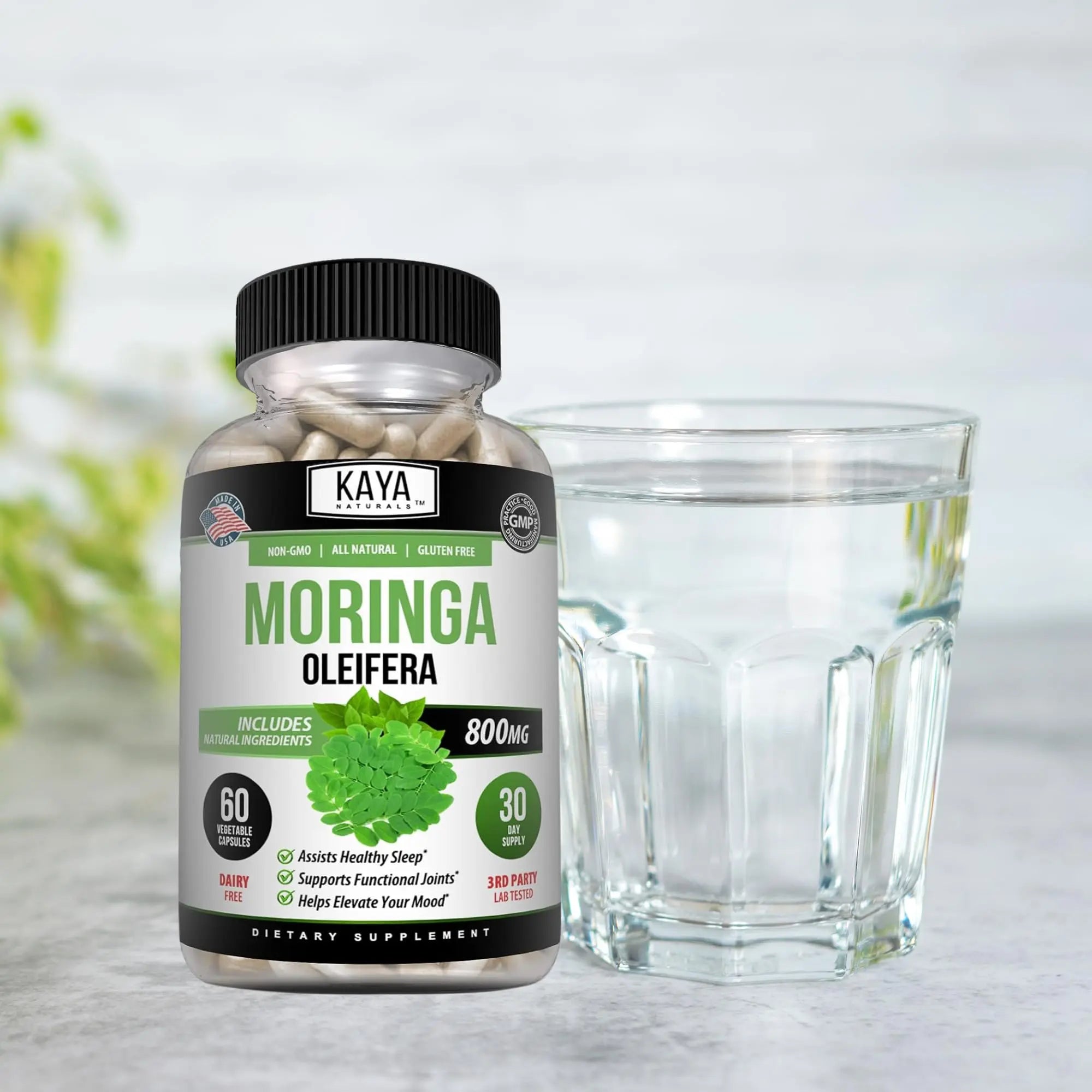 Kaya Naturals Moringa Leaf Extract - Complete Greens Superfood Supplement - Pure Miracle Tree Moringa - Boost Energy Naturally Kaya Naturals buy supplements canada
