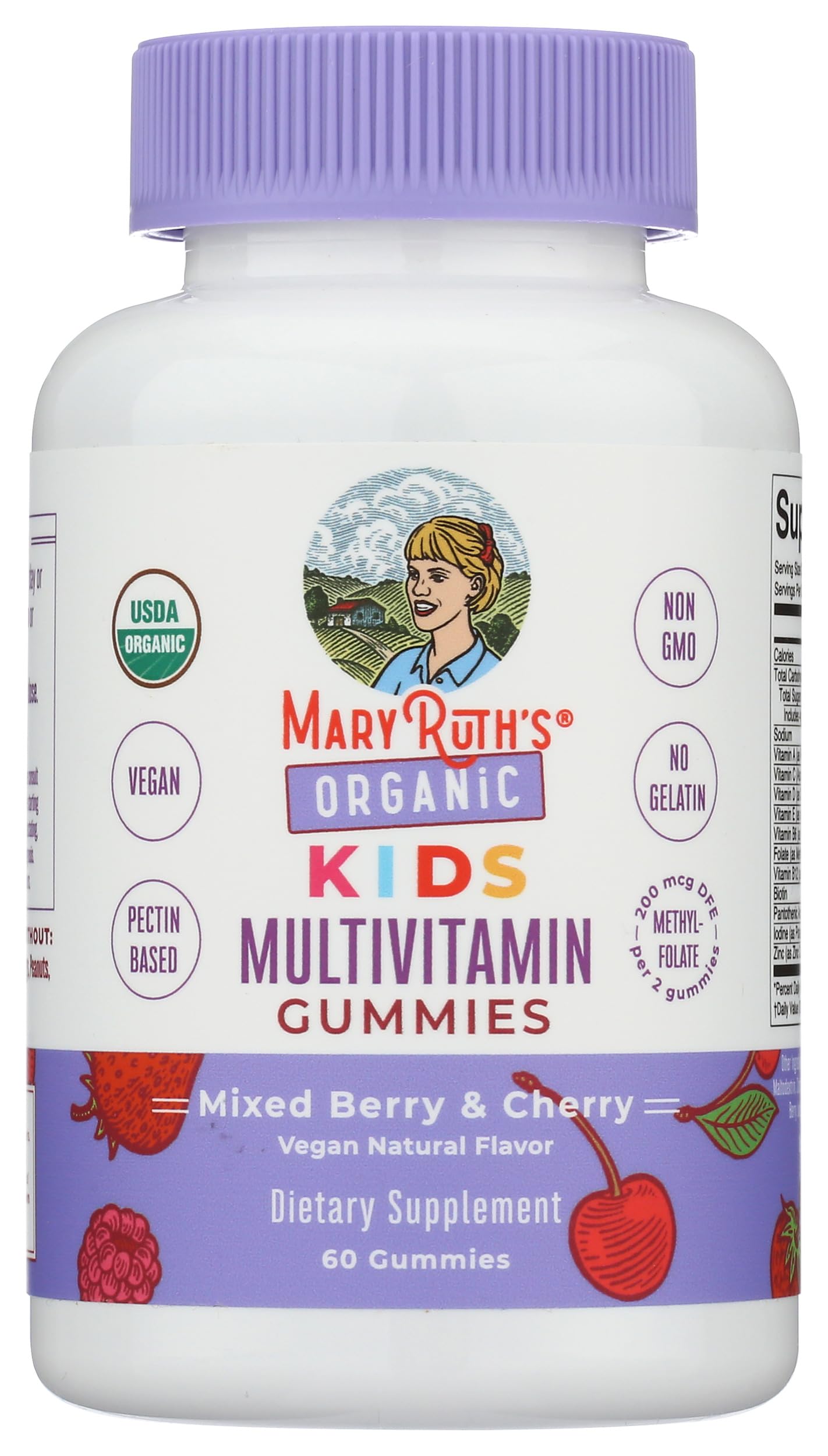 MARYRUTH'S Kids Vitamins | Multi | 1 Month Supply | Multivitamin Gummies for Ages 4+ | Multivitamin for Kids | Vegan | Only 2 Gummies a Day | 60 Count MARYRUTH'S buy supplements canada