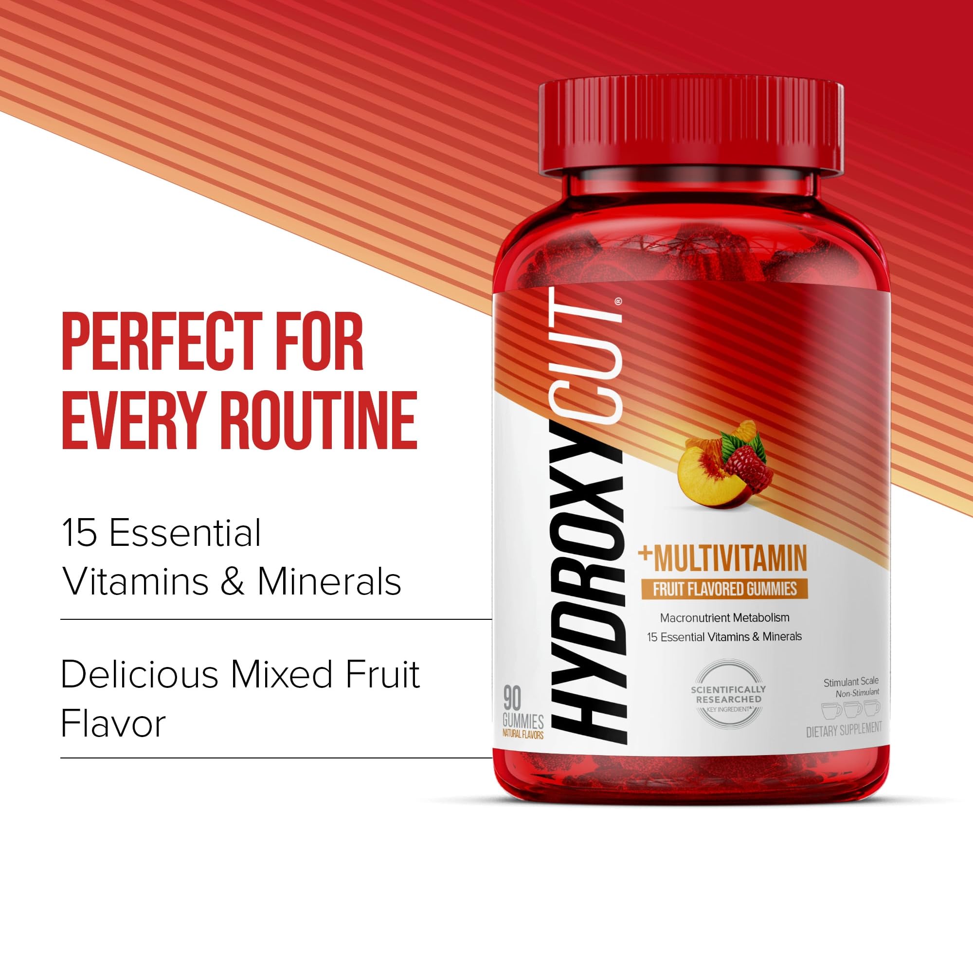 Hydroxycut Caffeine-Free Gummy for Women & Men 15 Essential Vitamins Hydroxycut buy supplements canada